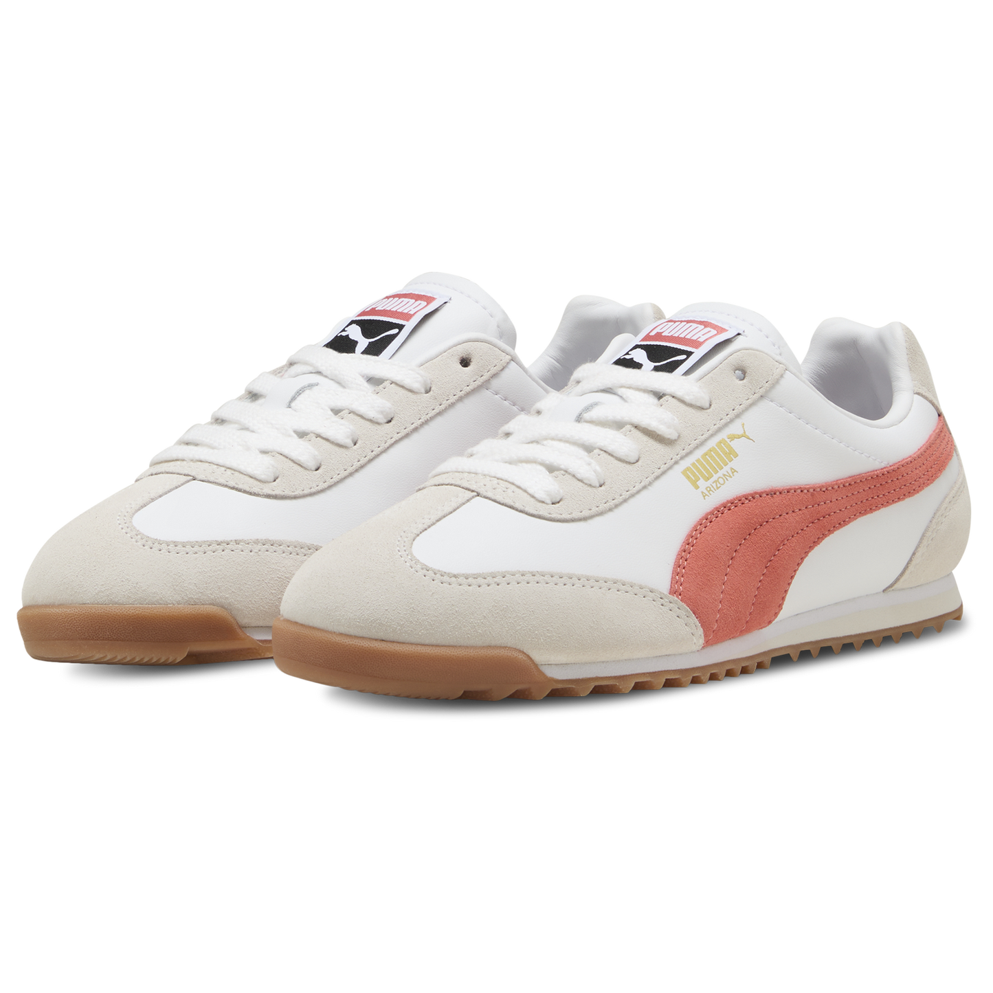 PUMA Arizona Retro - Women's - Gum/Red Glamour/Puma White