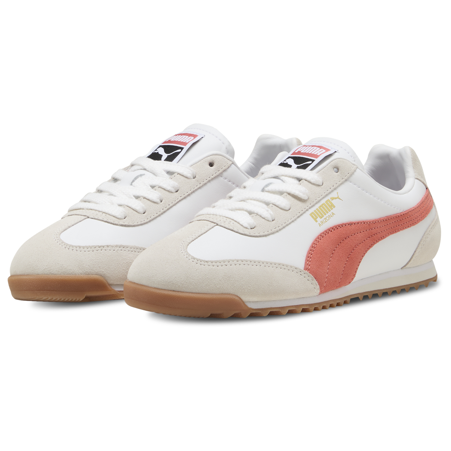 PUMA Arizona Retro - Women's - Gum/Red Glamour/Puma White
