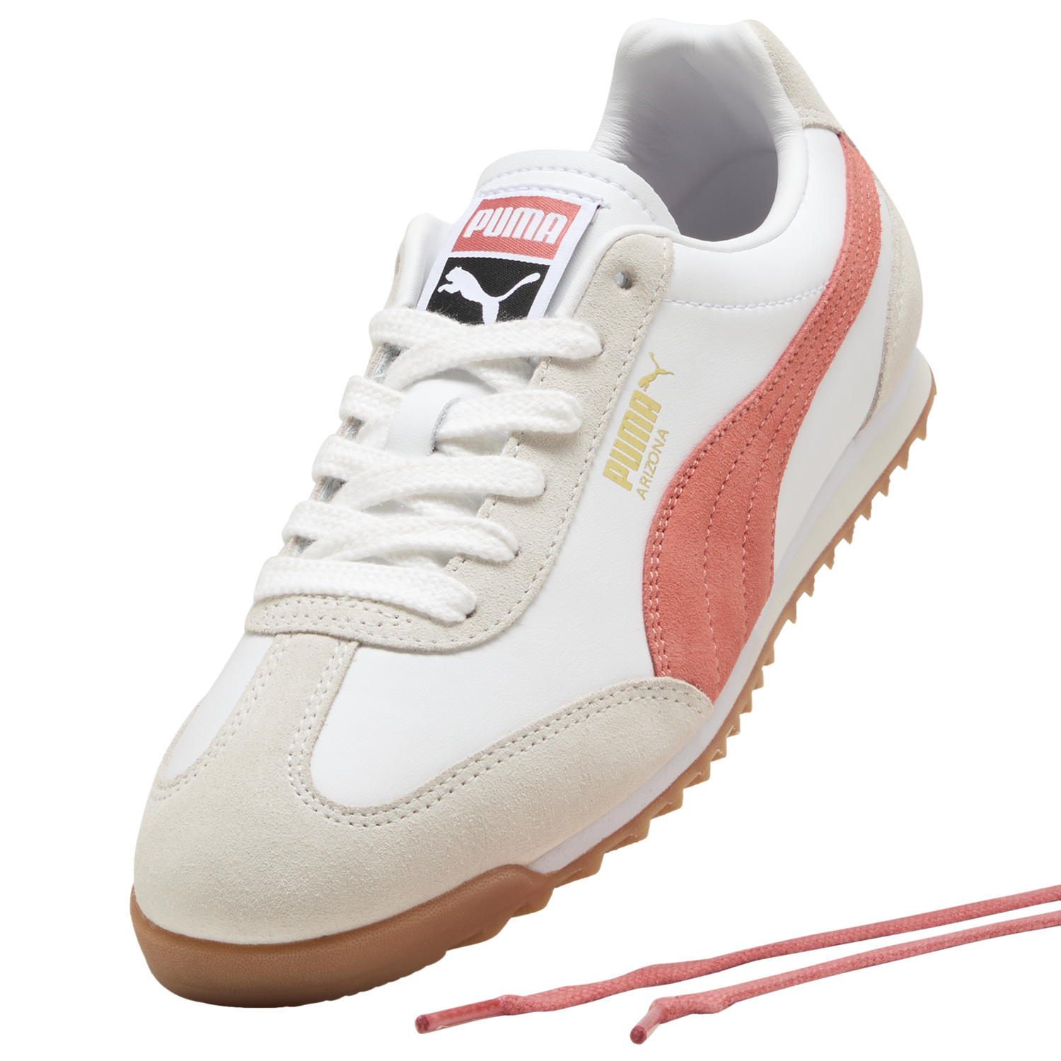 PUMA Arizona Retro - Women's - Gum/Red Glamour/Puma White