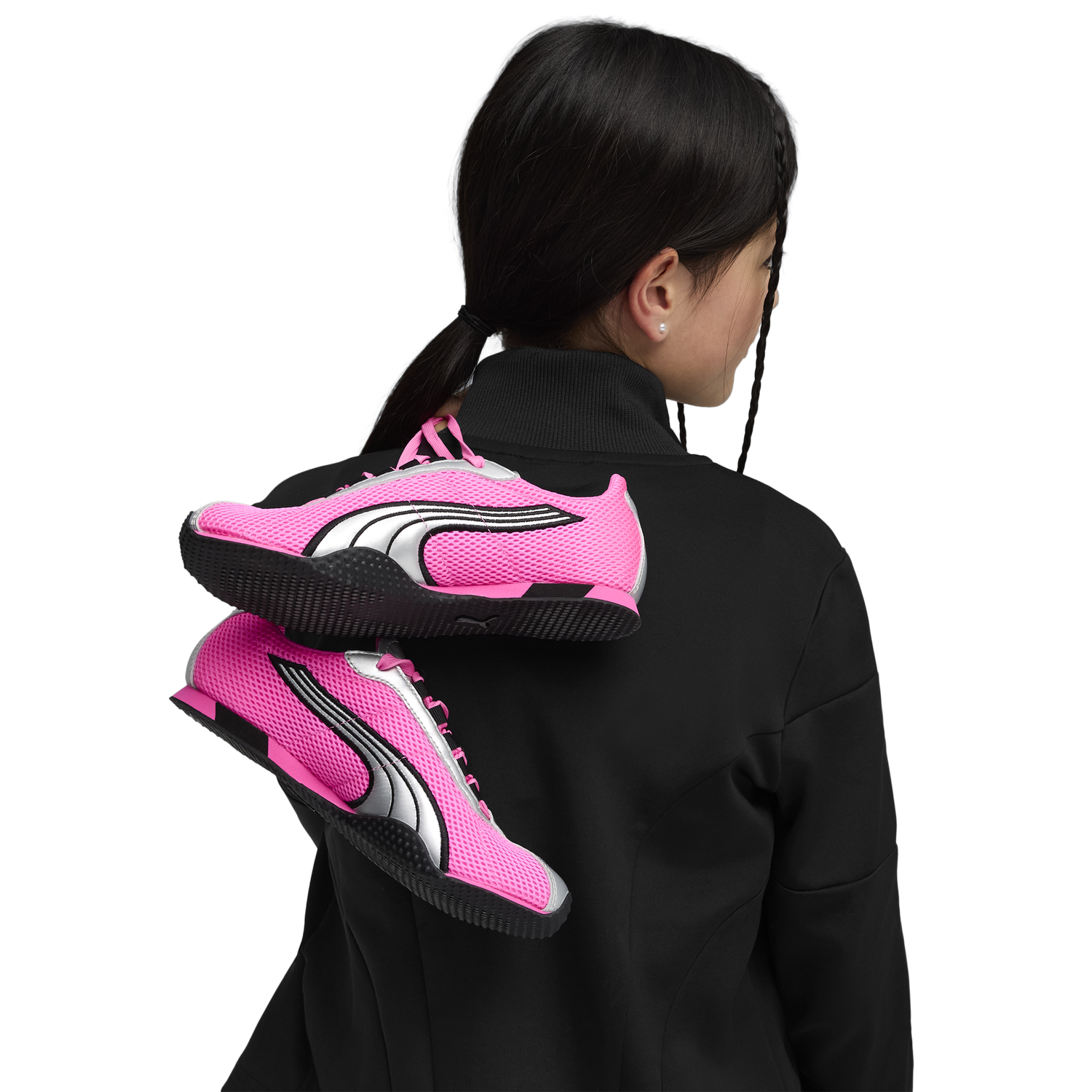 PUMA H-Street OG - Women's - Silver/Poison Pink