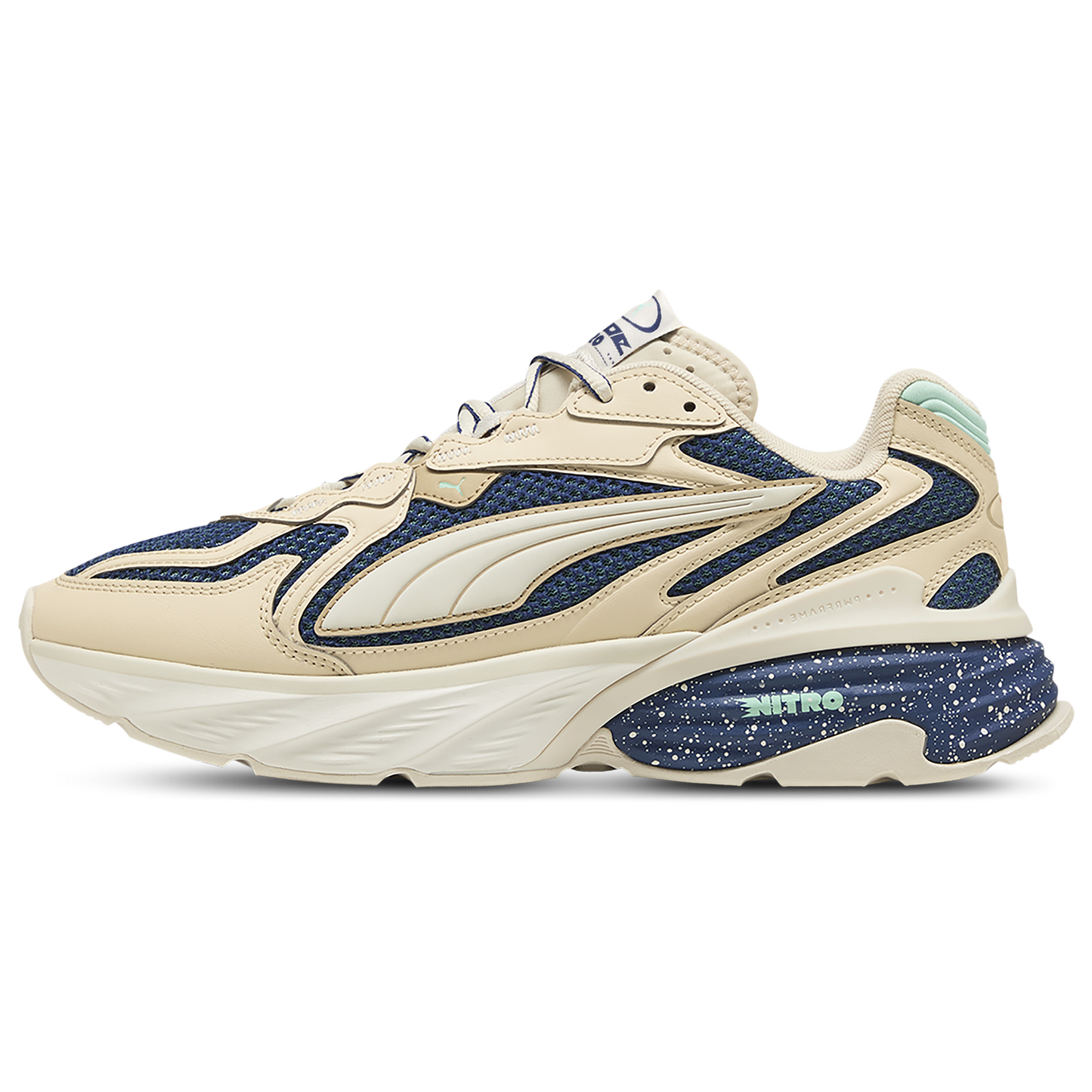 PUMA Fade Nitro Ls - Men's - Alpine Snow/Canvas/Blue Jewel