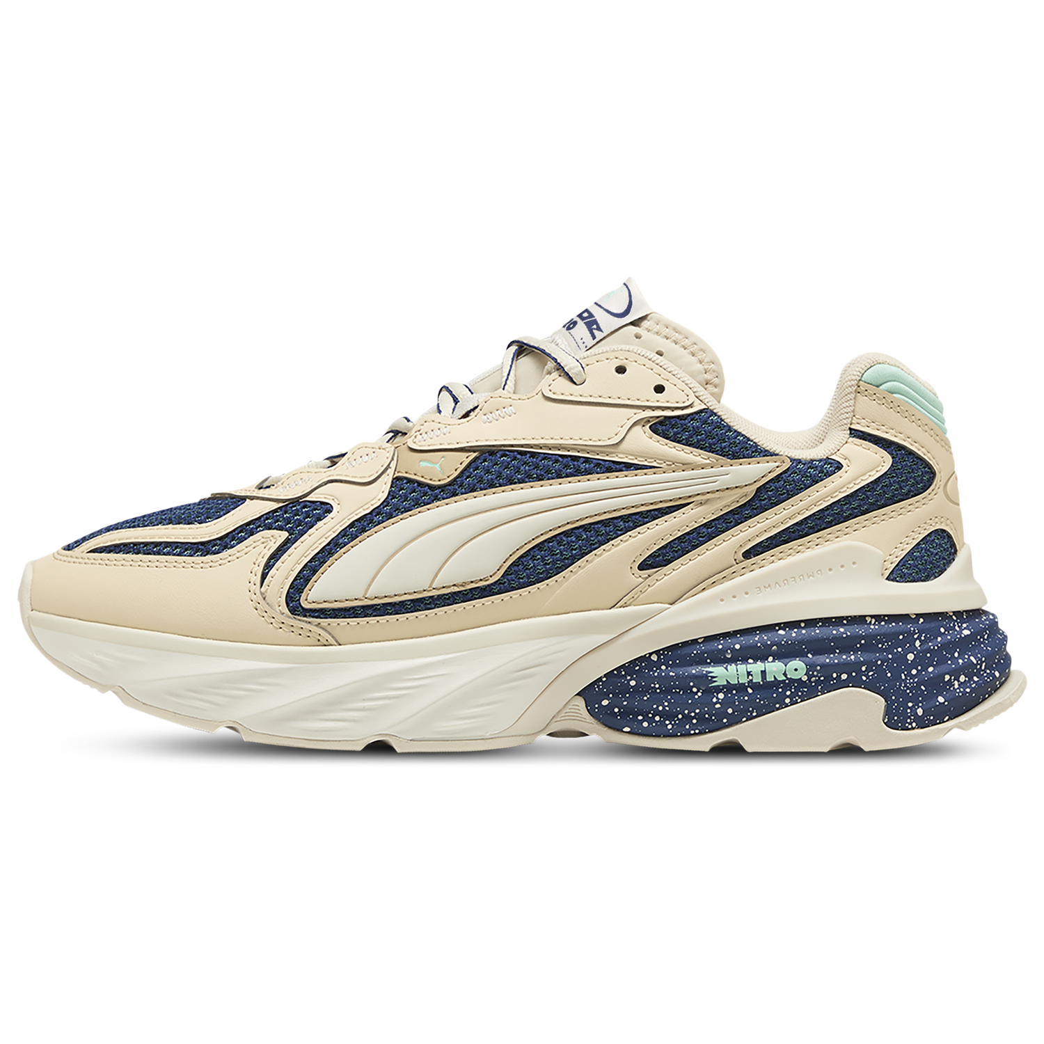 PUMA Fade Nitro Ls - Men's - Alpine Snow/Canvas/Blue Jewel