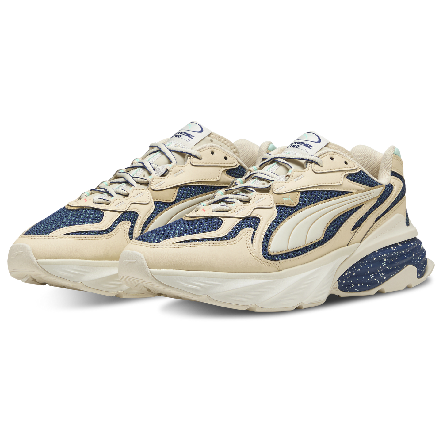PUMA Fade Nitro Ls - Men's - Alpine Snow/Canvas/Blue Jewel