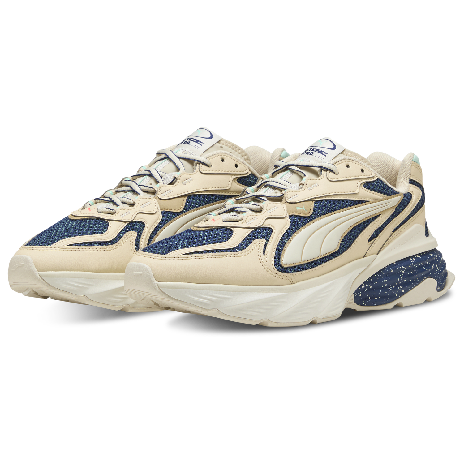 PUMA Fade Nitro Ls - Men's - Alpine Snow/Canvas/Blue Jewel