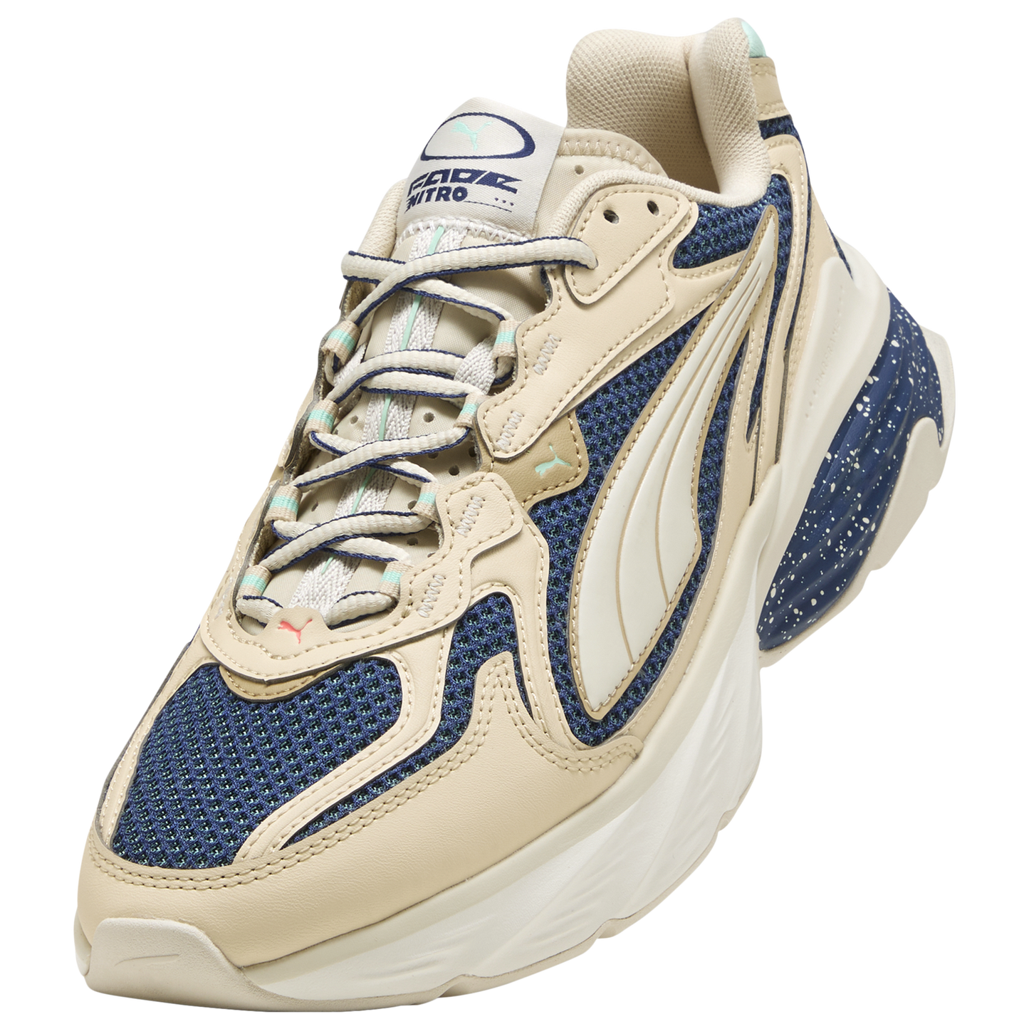 PUMA Fade Nitro Ls - Men's - Alpine Snow/Canvas/Blue Jewel