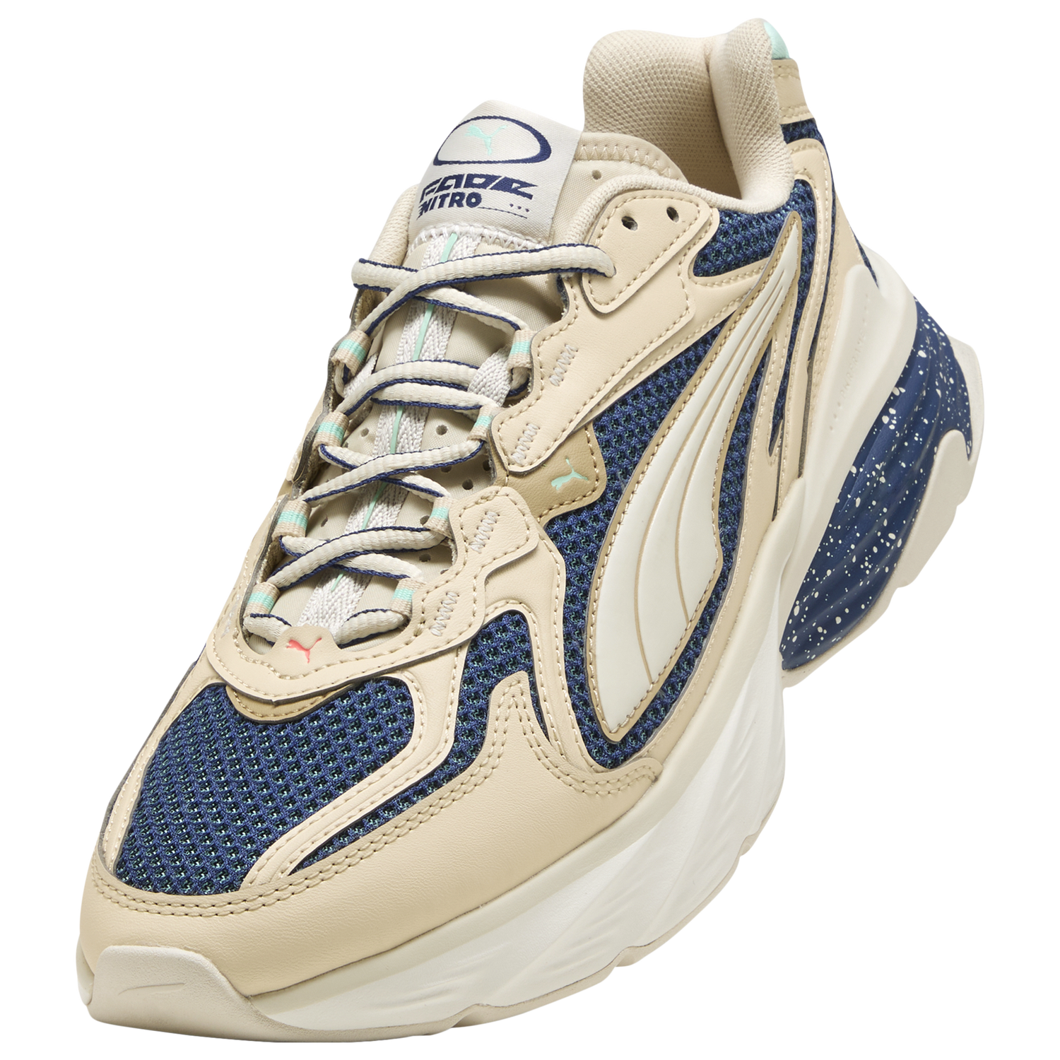 PUMA Fade Nitro Ls - Men's - Alpine Snow/Canvas/Blue Jewel