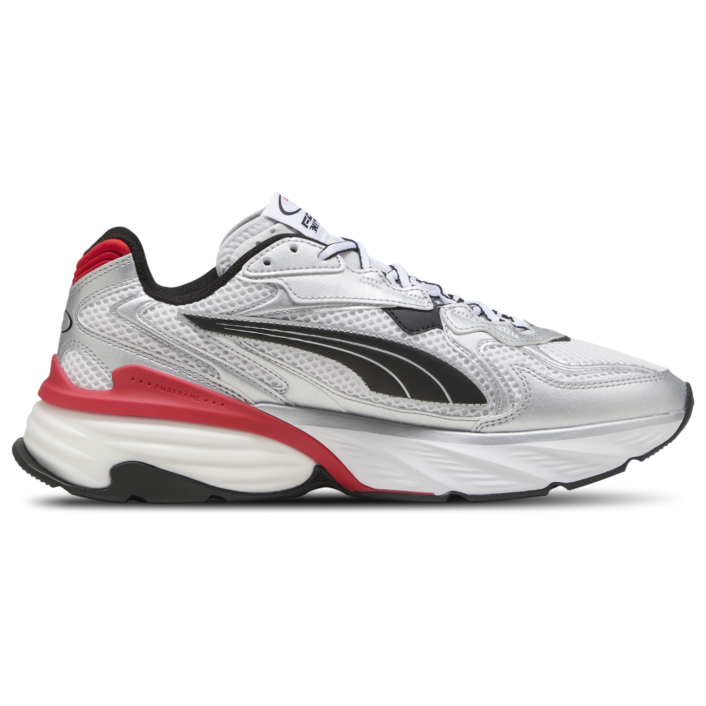 PUMA Fade Nitro Ls - Men's - Puma White/Puma Silver/For All Time Red