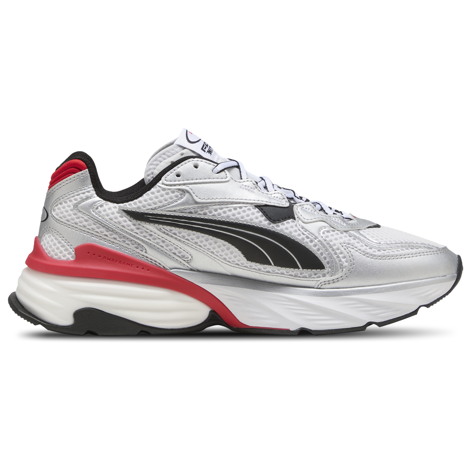 PUMA Fade Nitro Ls - Men's - Puma White/Puma Silver/For All Time Red