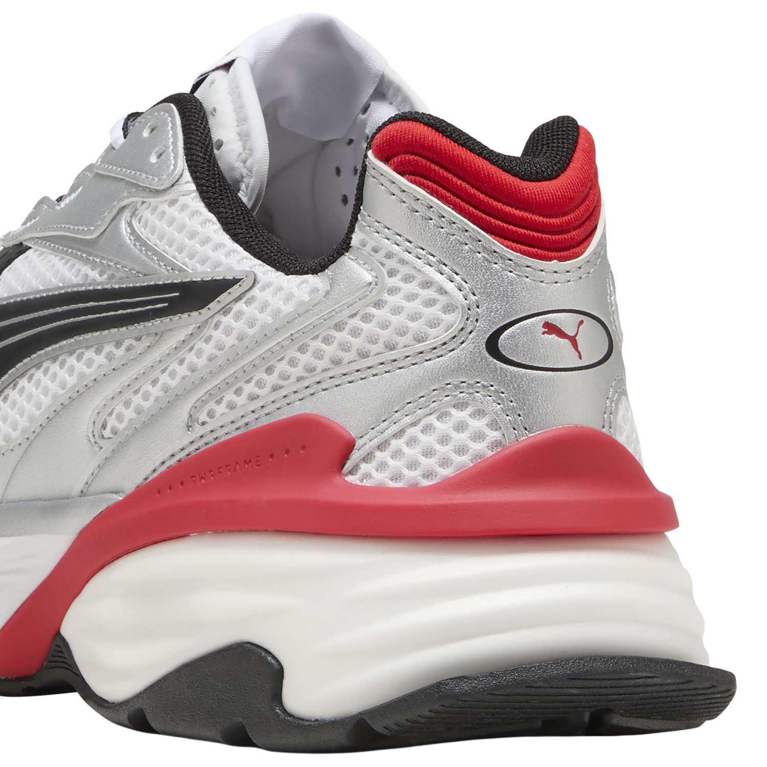 PUMA Fade Nitro Ls - Men's - Puma White/Puma Silver/For All Time Red