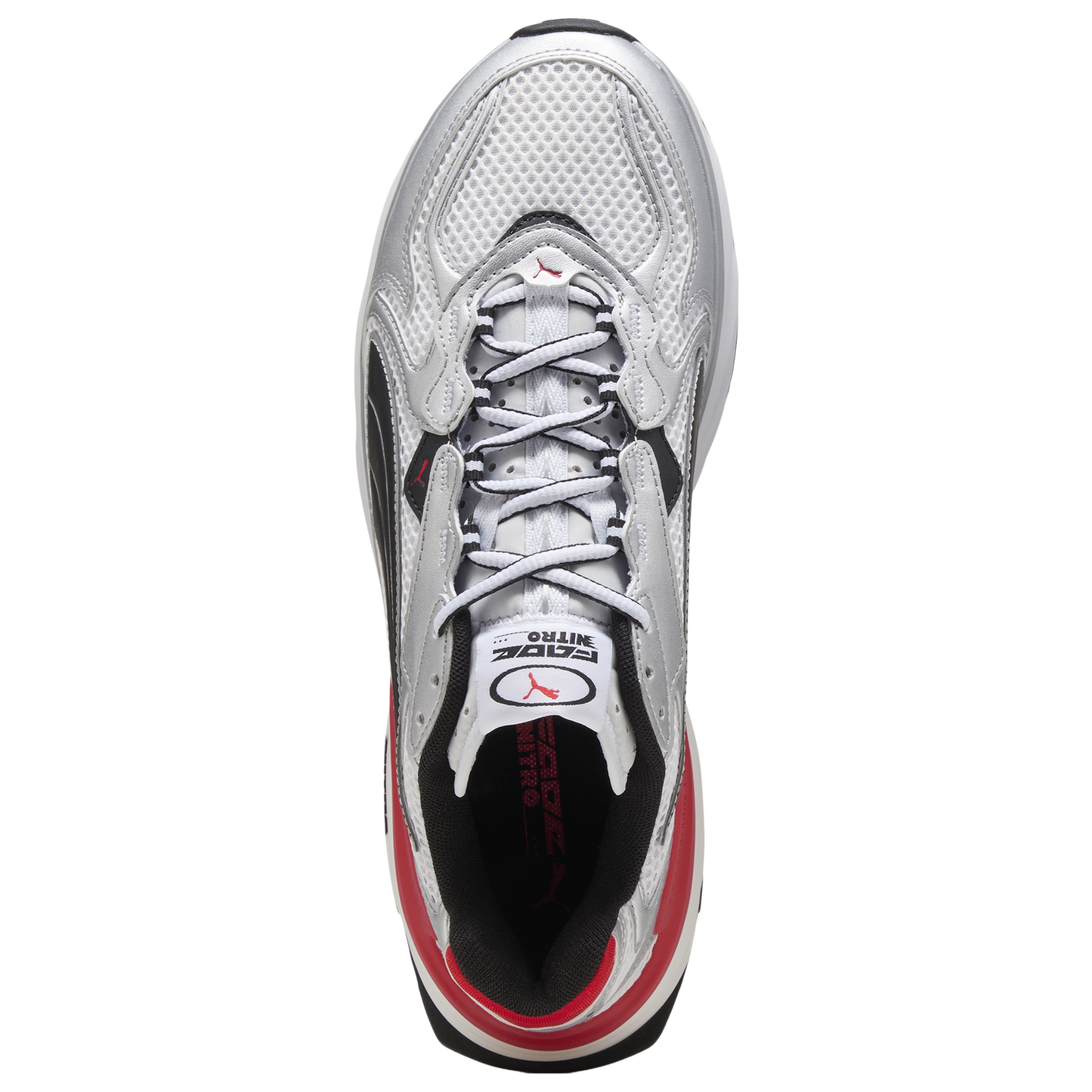 PUMA Fade Nitro Ls - Men's - Puma White/Puma Silver/For All Time Red