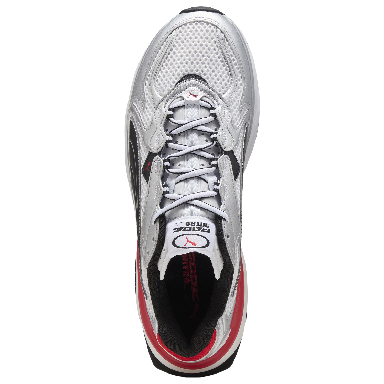 PUMA Fade Nitro Ls - Men's - Puma White/Puma Silver/For All Time Red