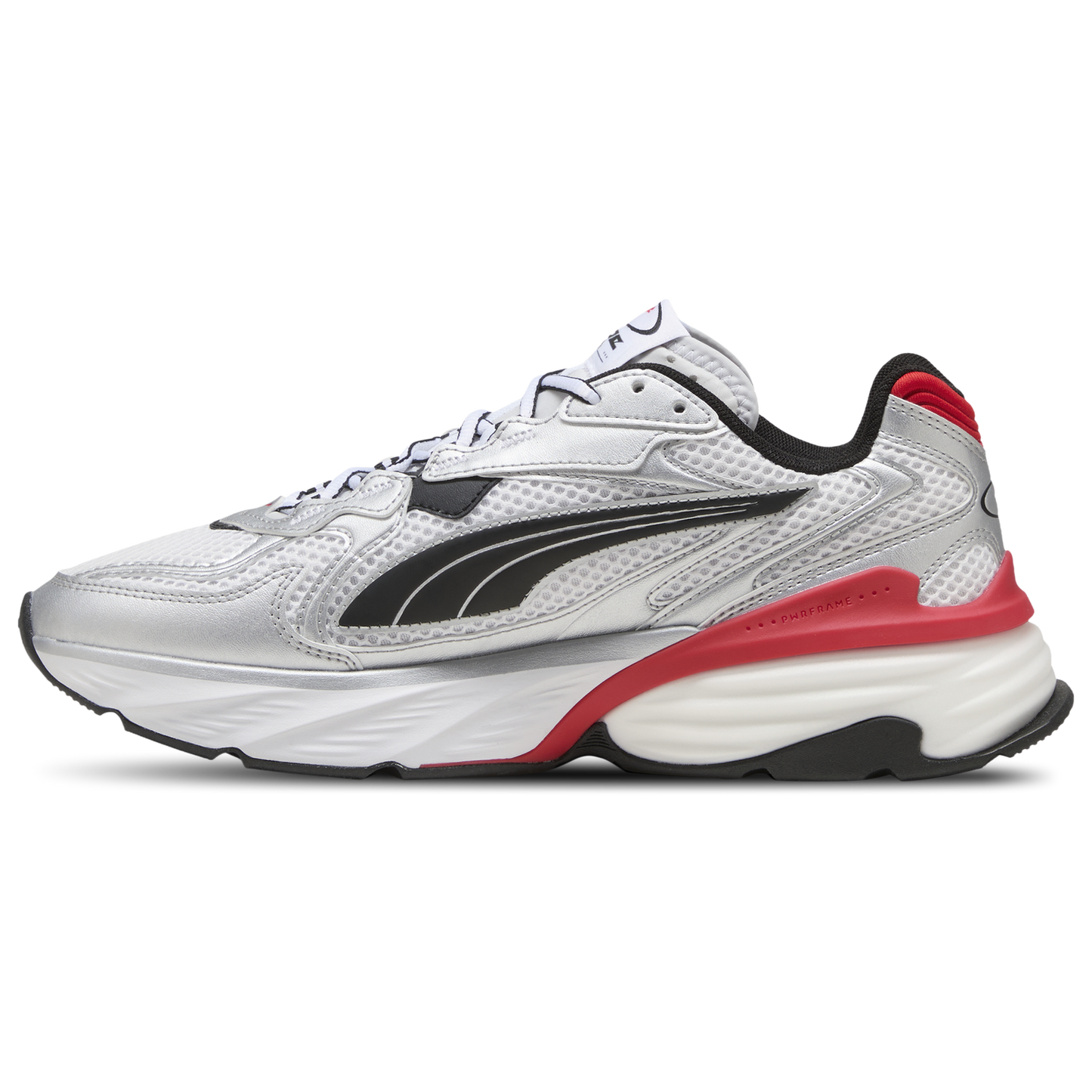 PUMA Fade Nitro Ls - Women's - Puma Silver/Puma White/For All Time Red