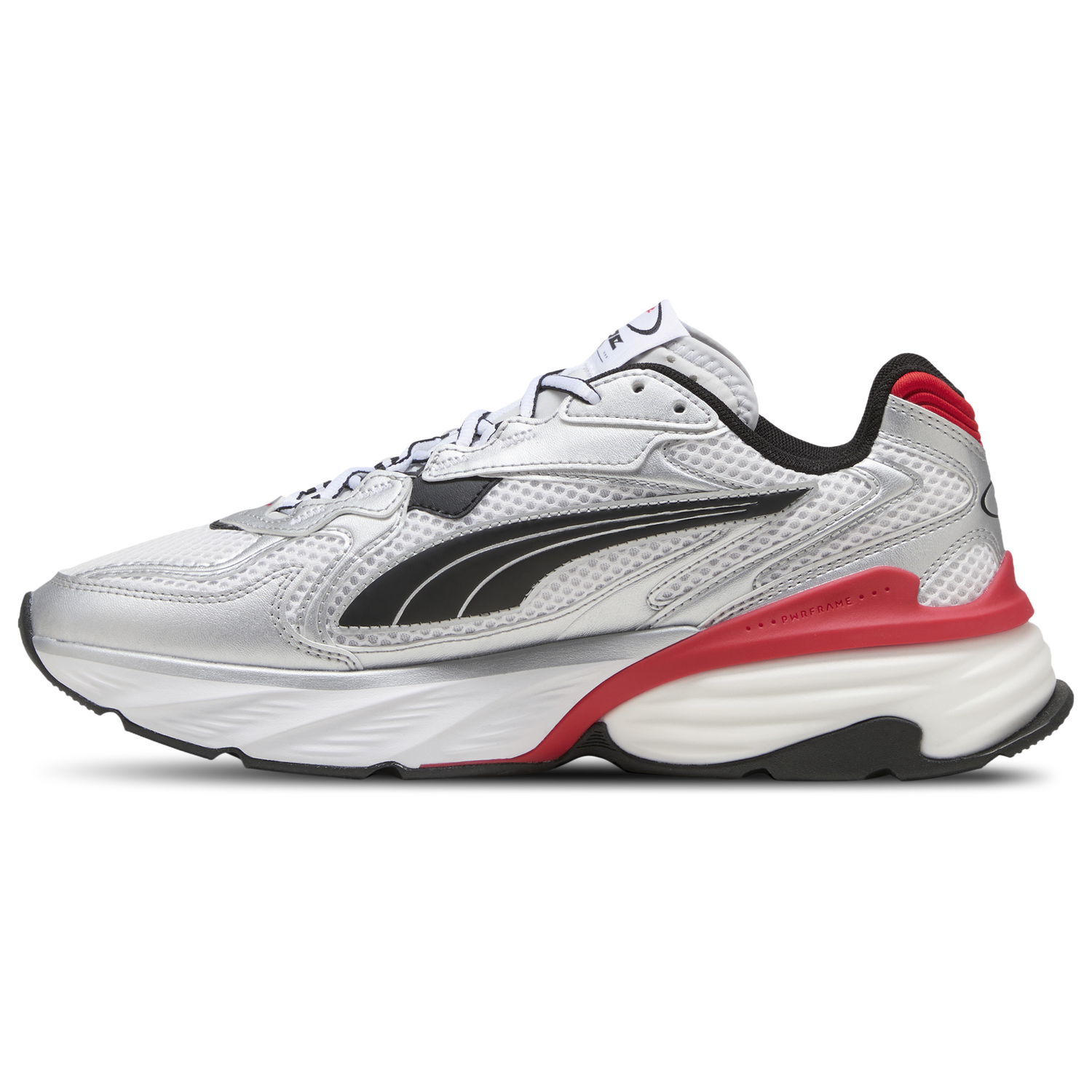 PUMA Fade Nitro Ls - Women's - Puma Silver/Puma White/For All Time Red