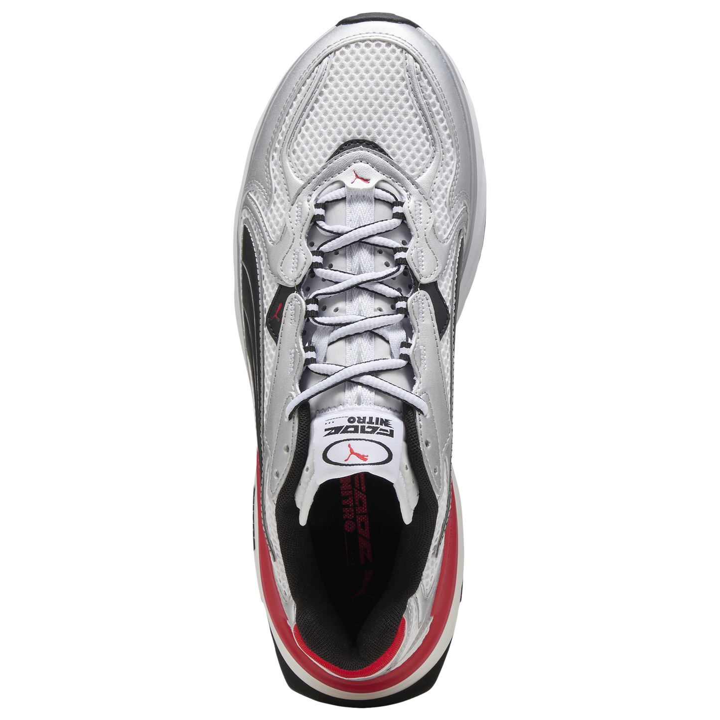 PUMA Fade Nitro Ls - Women's - Puma Silver/Puma White/For All Time Red