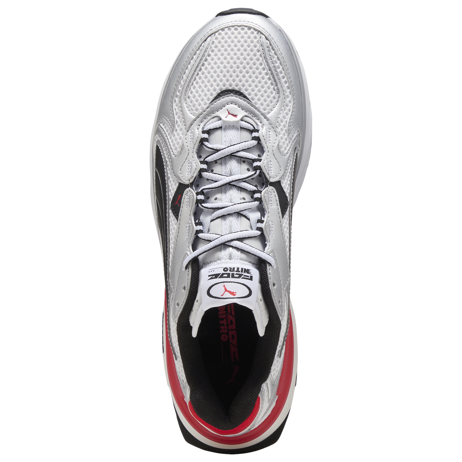 PUMA Fade Nitro Ls - Women's - Puma Silver/Puma White/For All Time Red