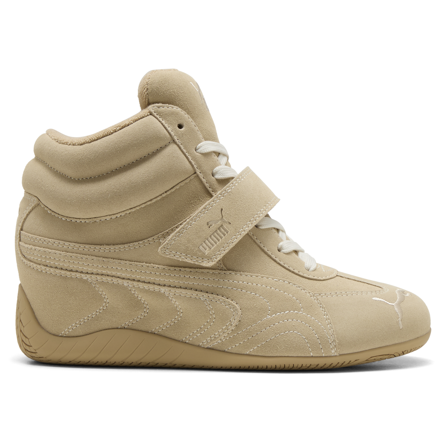 PUMA Suede Classic Wedge - Women's - Alpine Snow/Sand Dune