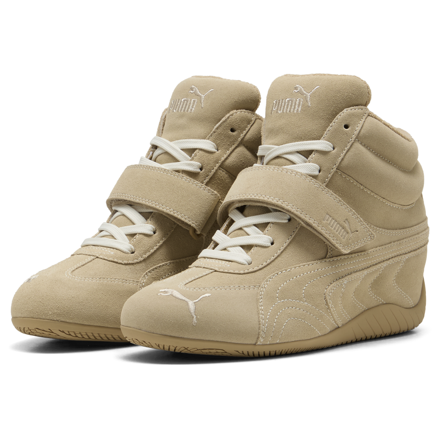 PUMA Suede Classic Wedge - Women's - Alpine Snow/Sand Dune