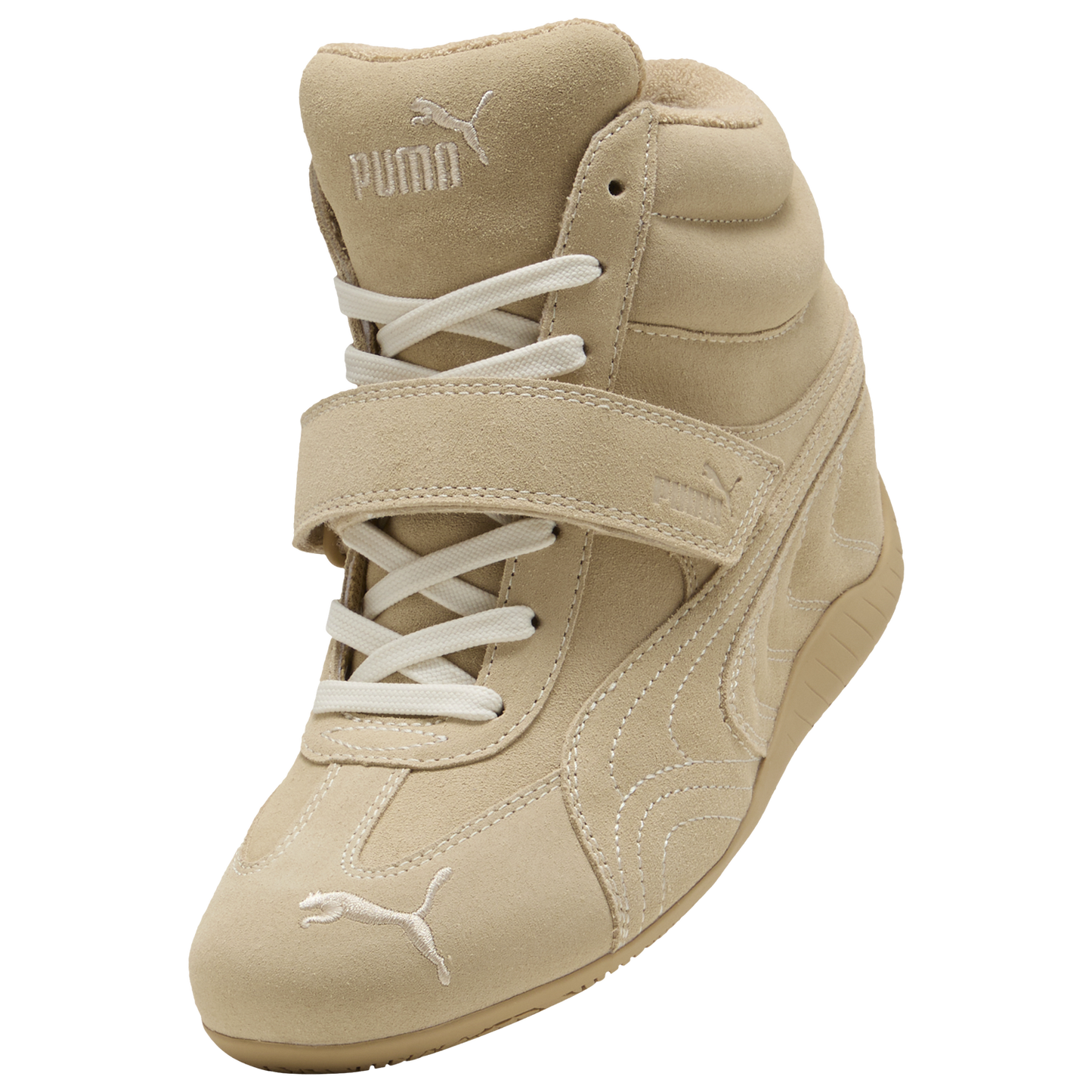 PUMA Suede Classic Wedge - Women's - Alpine Snow/Sand Dune