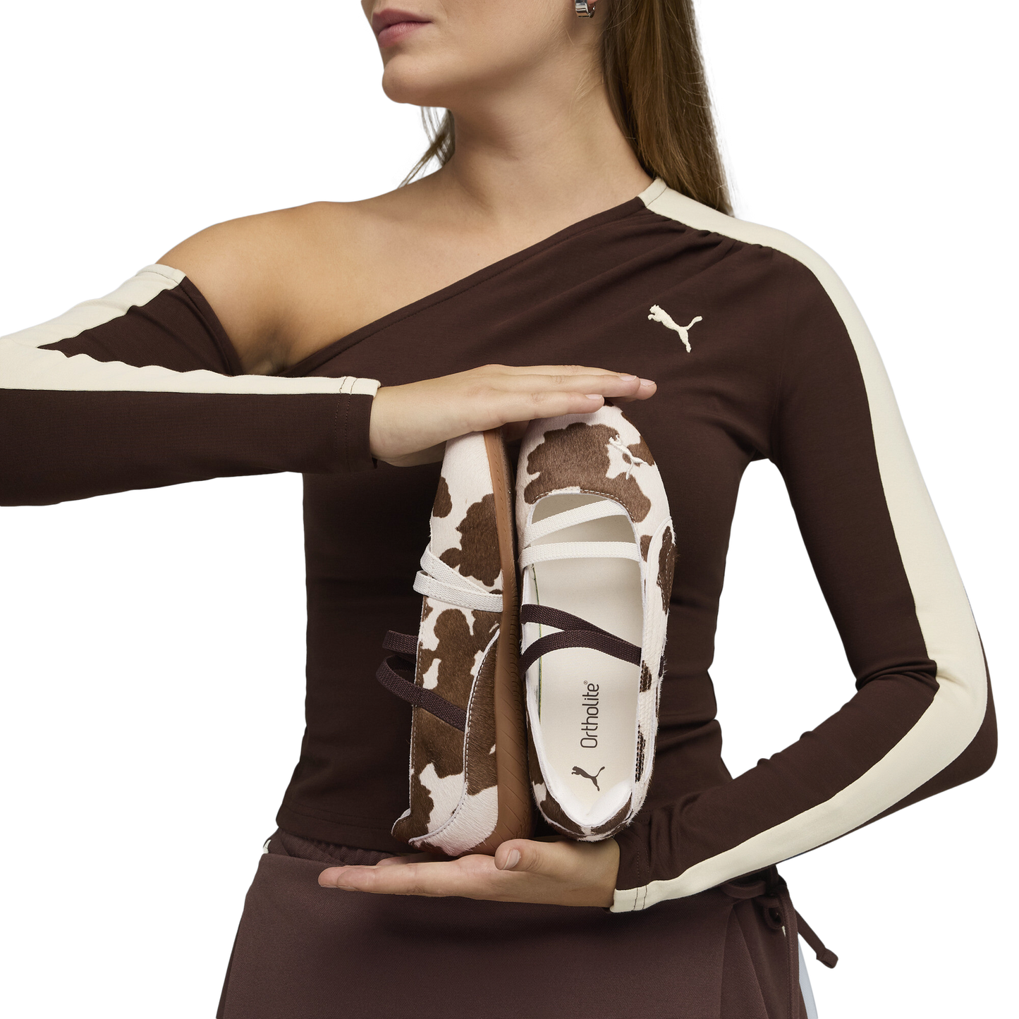 PUMA Speedcat Ballet Cow - Women's - Chocolate Brown/Warm White