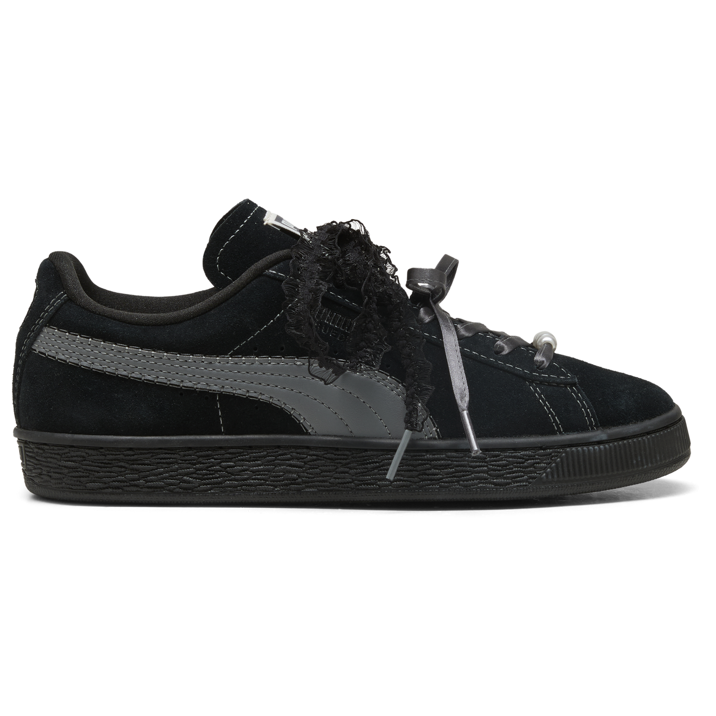 PUMA Suede Bloom - Women's - Black/Gray