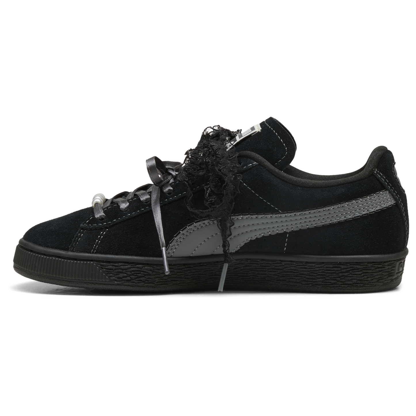PUMA Suede Bloom - Women's - Black/Gray