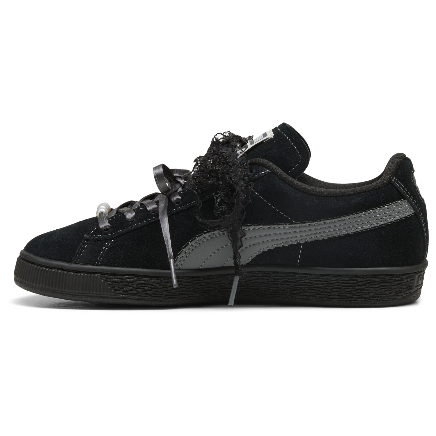 PUMA Suede Bloom - Women's - Black/Gray