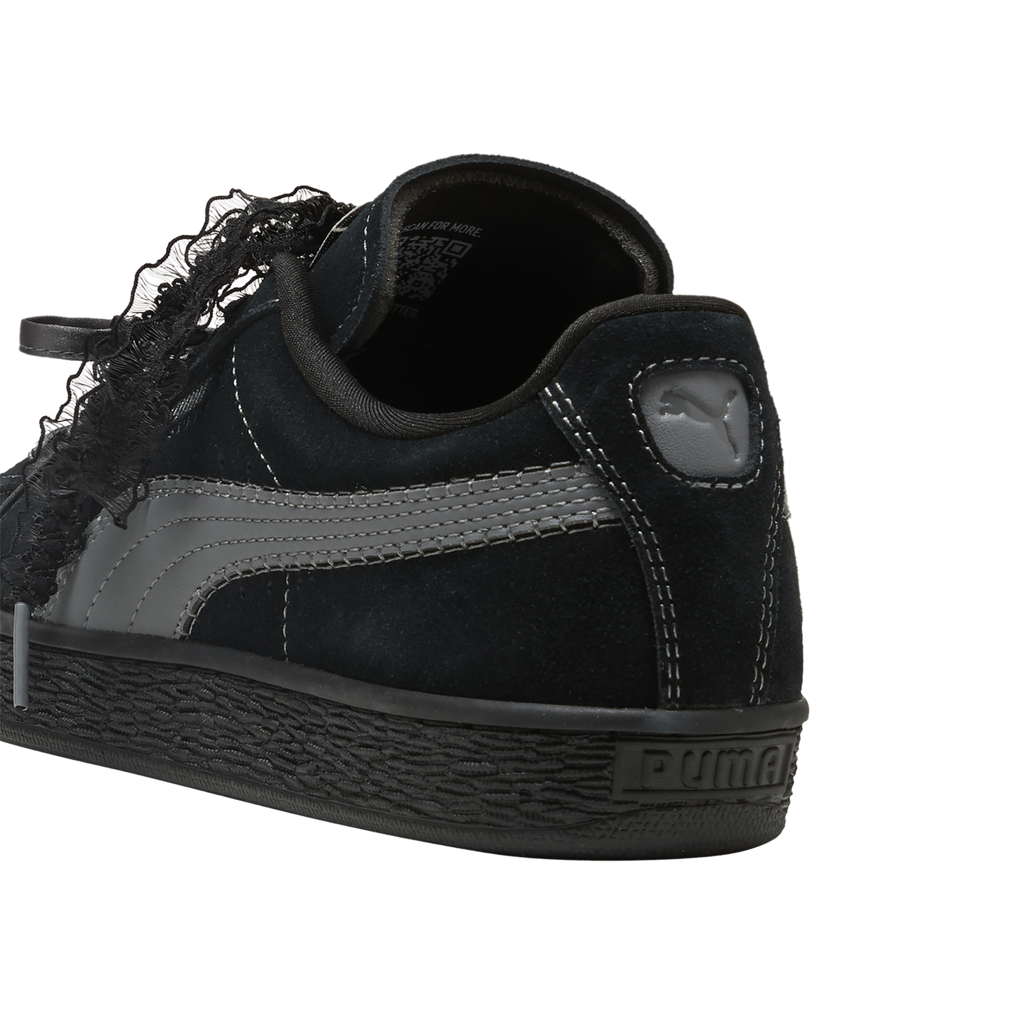 PUMA Suede Bloom - Women's - Black/Gray
