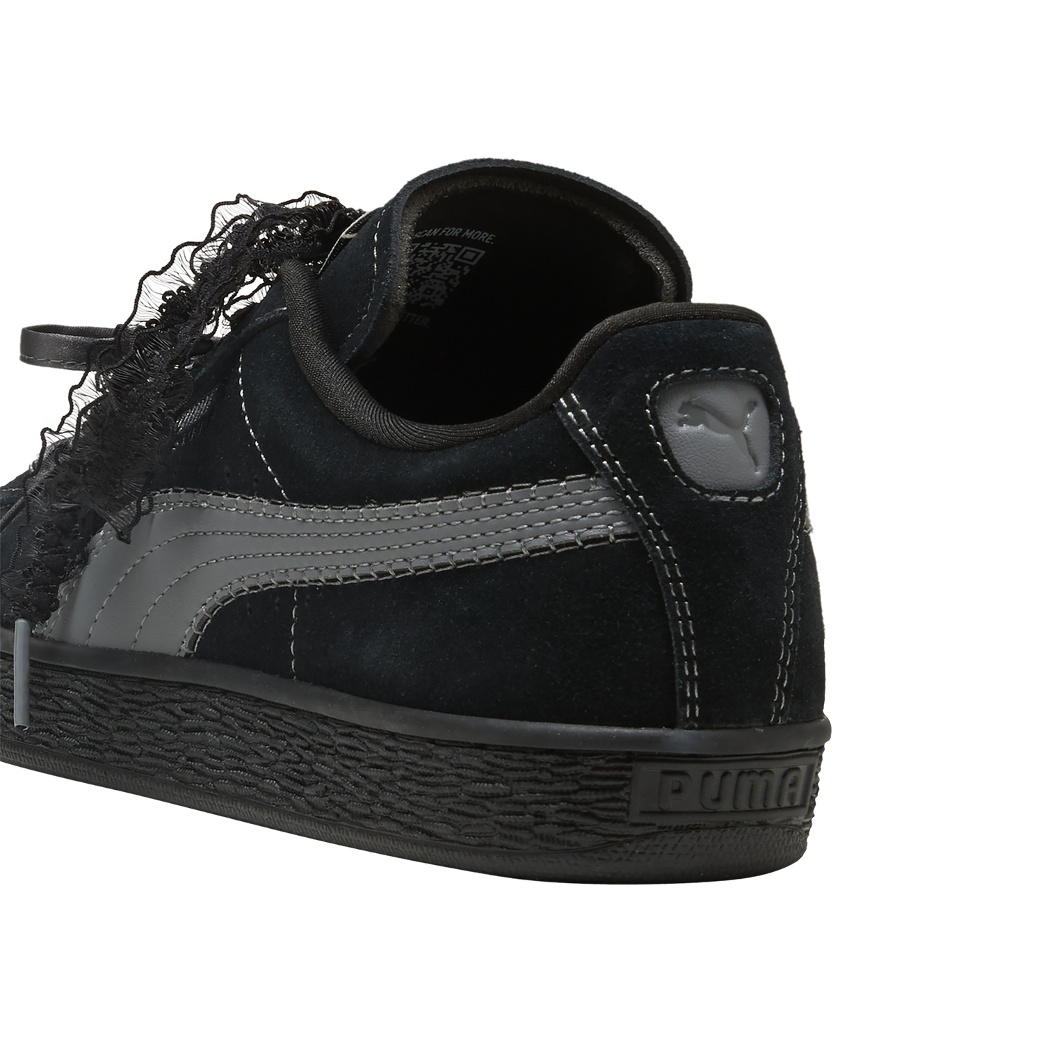 PUMA Suede Bloom - Women's - Black/Gray