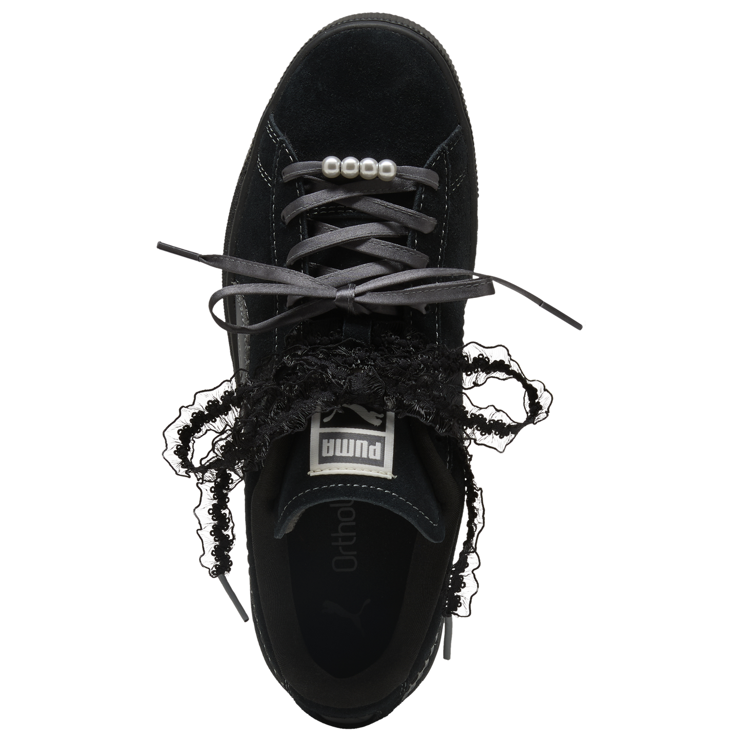 PUMA Suede Bloom - Women's - Black/Gray