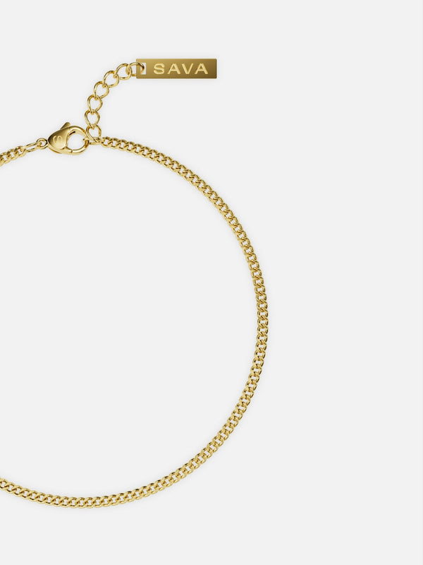 CUBAN BRACELET 1.8MM | 18K Gold