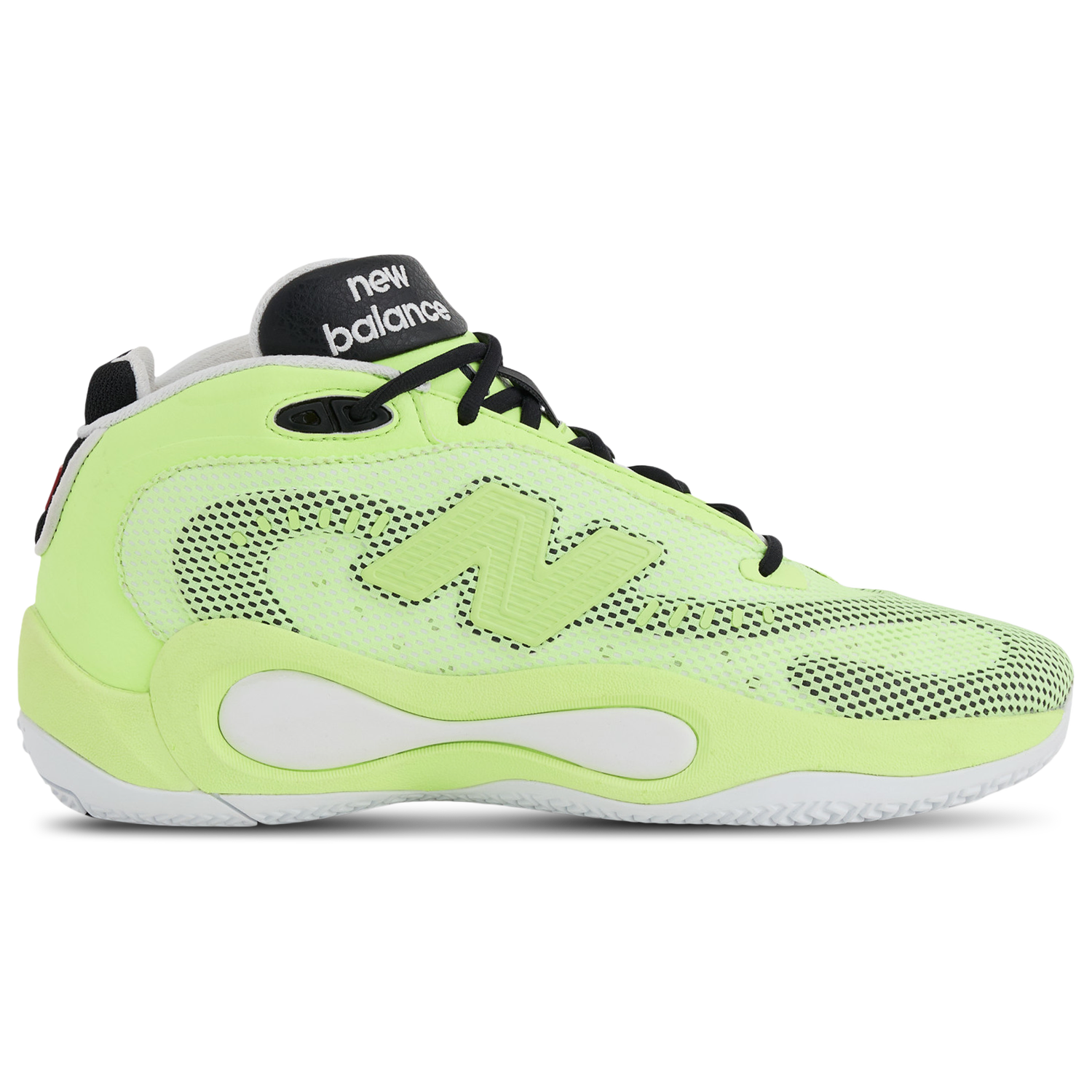 New Balance FF BB V4 - Men's - White/Volt