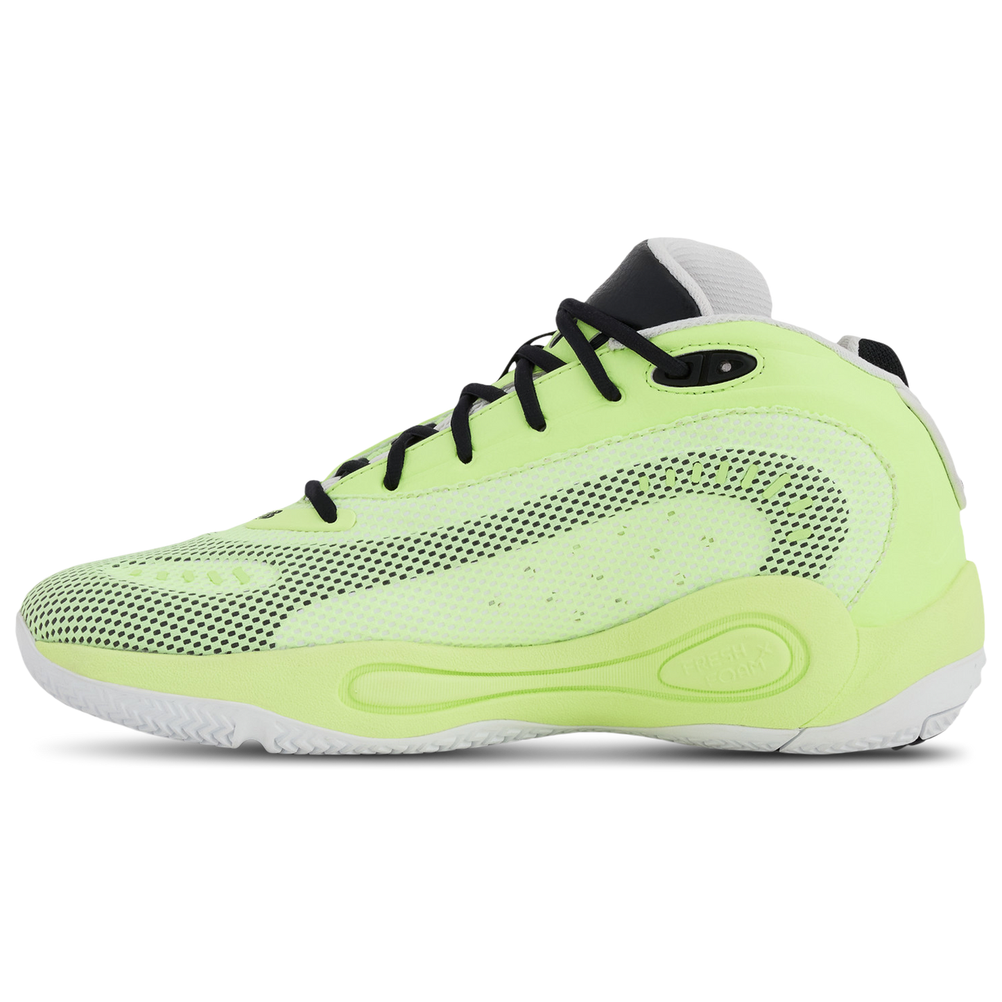 New Balance FF BB V4 - Men's - White/Volt