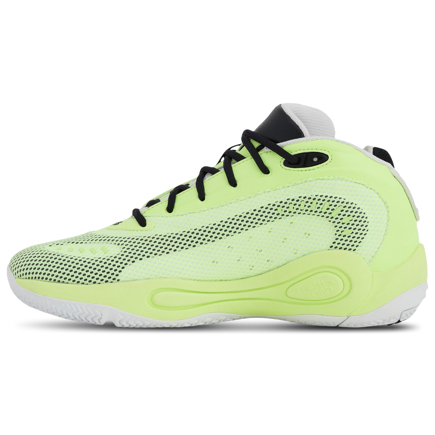 New Balance FF BB V4 - Men's - White/Volt