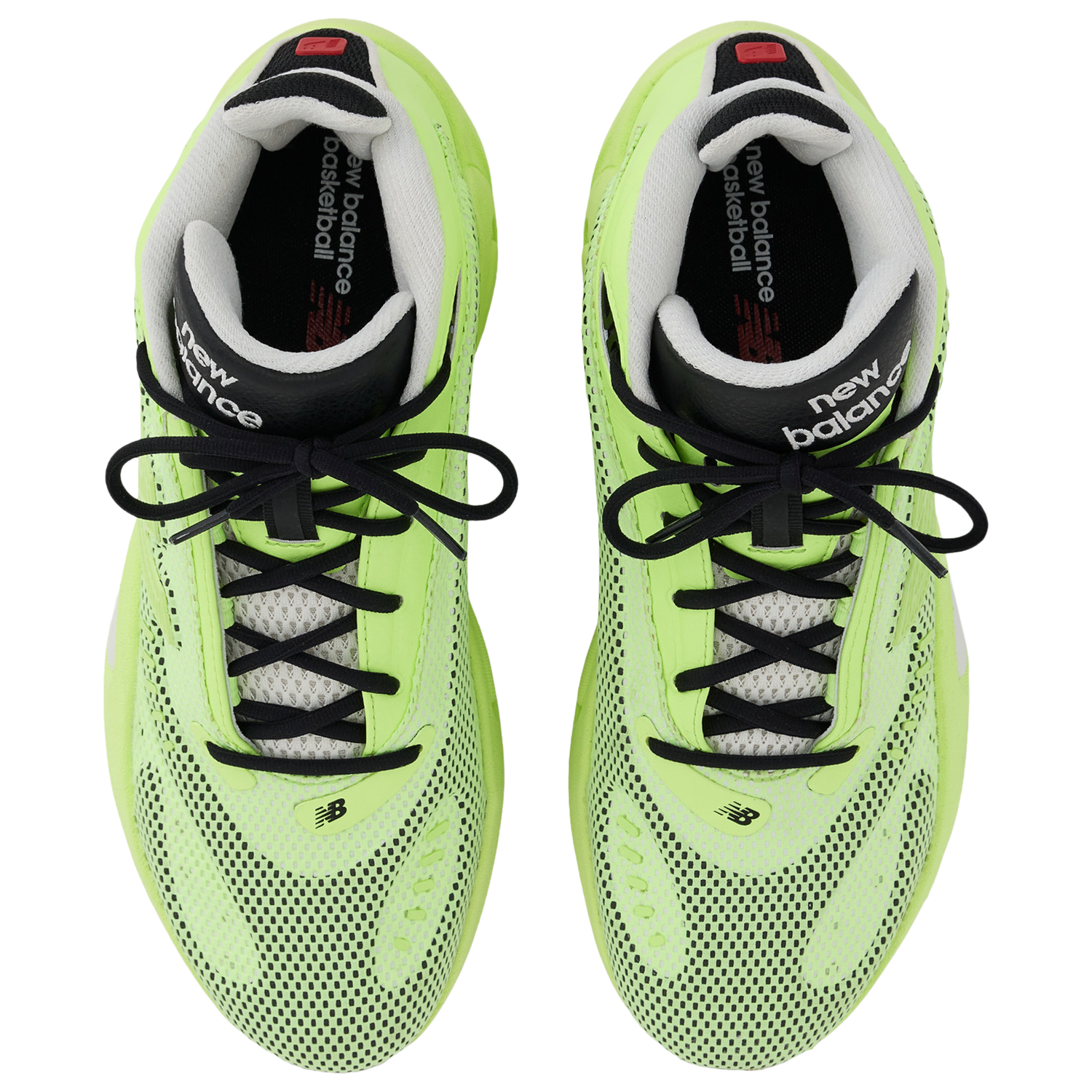 New Balance FF BB V4 - Men's - White/Volt