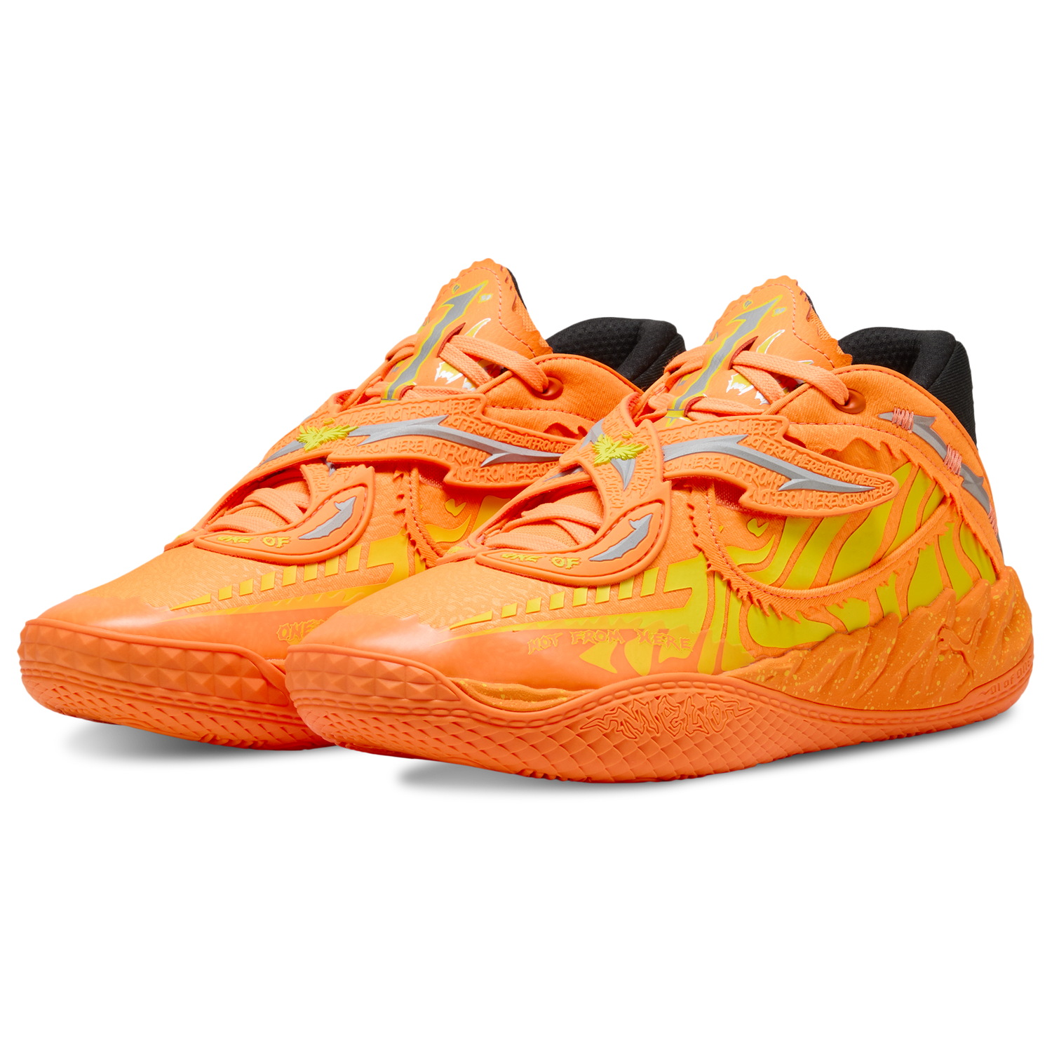 PUMA MB.05 - Men's - Silver/Green/Orange