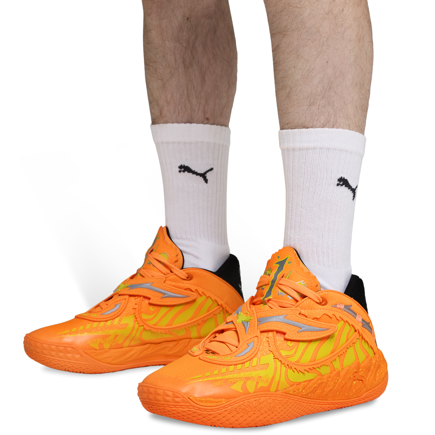 PUMA MB.05 - Men's - Silver/Green/Orange