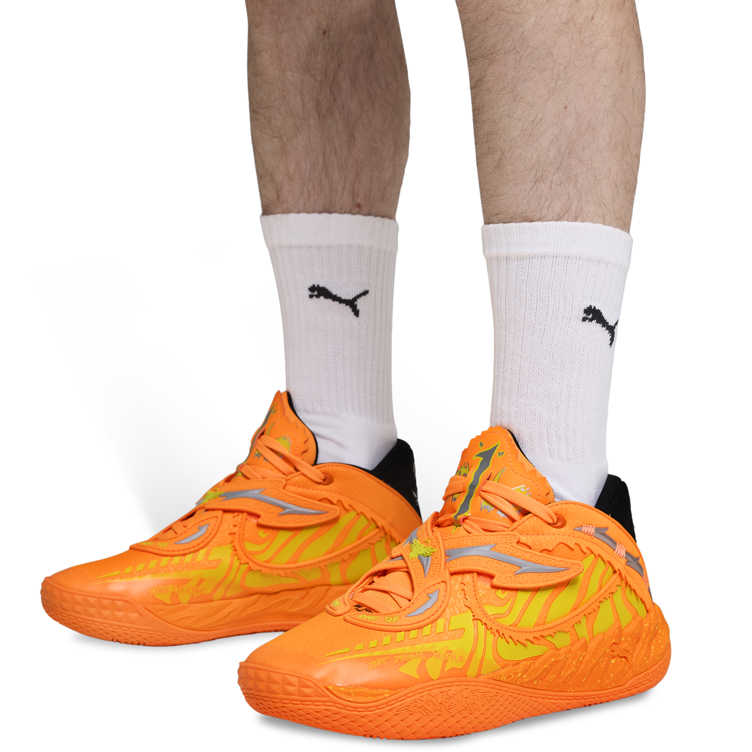 PUMA MB.05 - Men's - Silver/Green/Orange