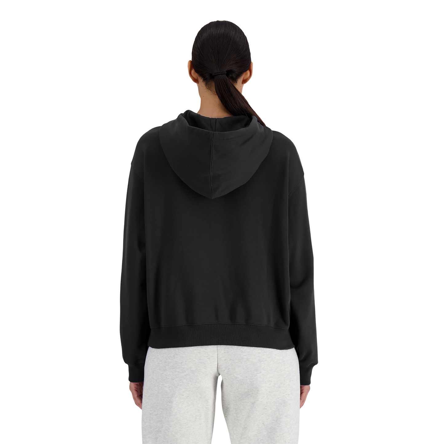 New Balance Sport Essentials Fleece Logo Hoodie - Women's - Black