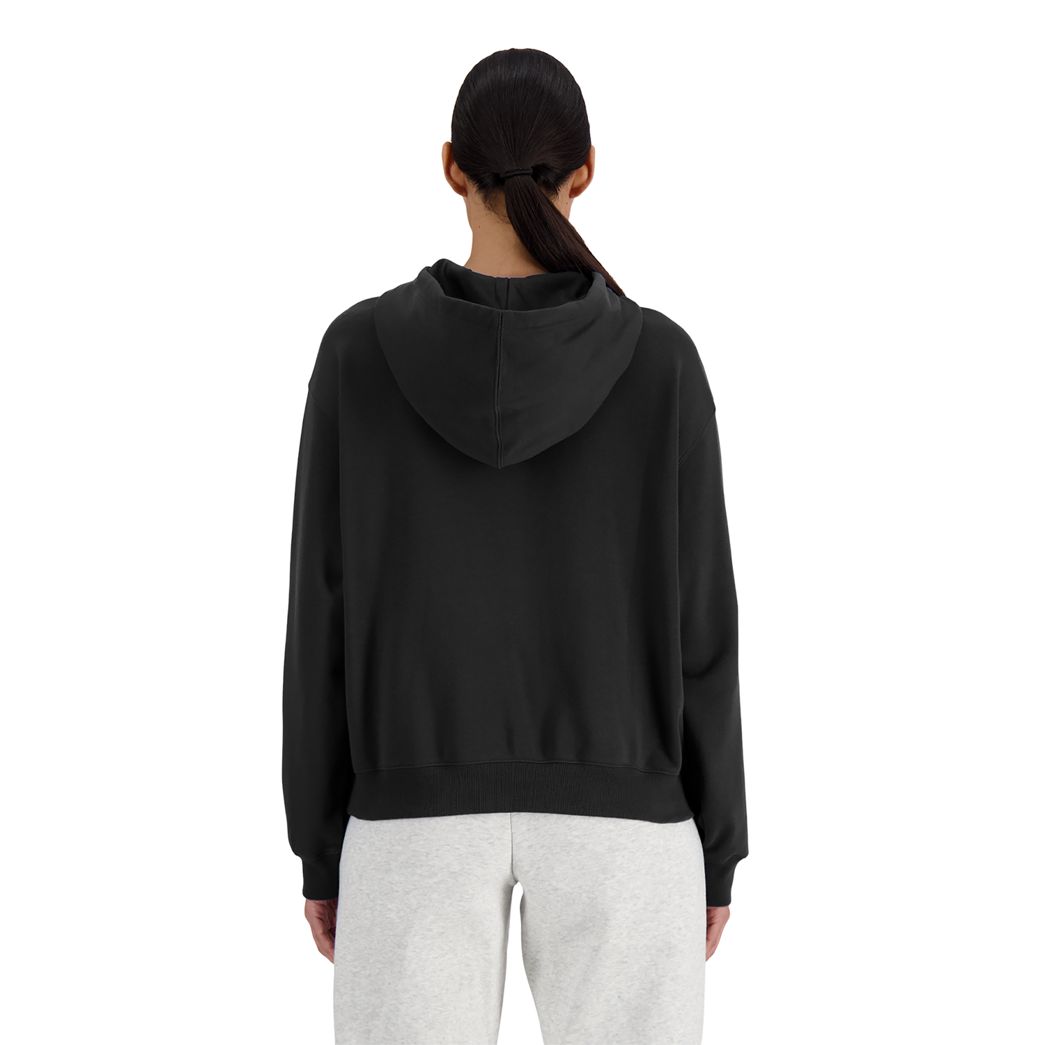 New Balance Sport Essentials Fleece Logo Hoodie - Women's - Black