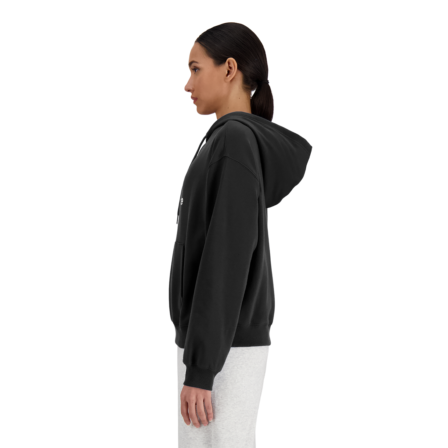 New Balance Sport Essentials Fleece Logo Hoodie - Women's - Black