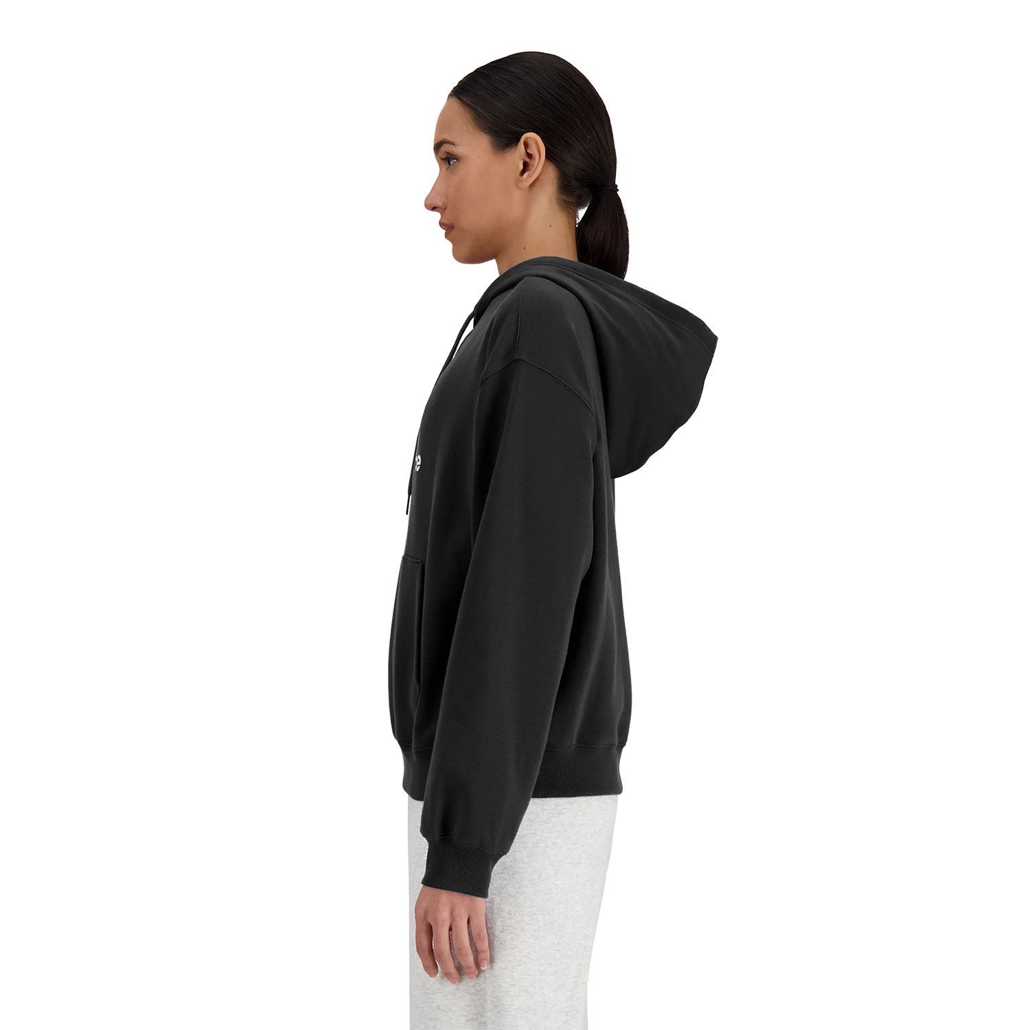 New Balance Sport Essentials Fleece Logo Hoodie - Women's - Black