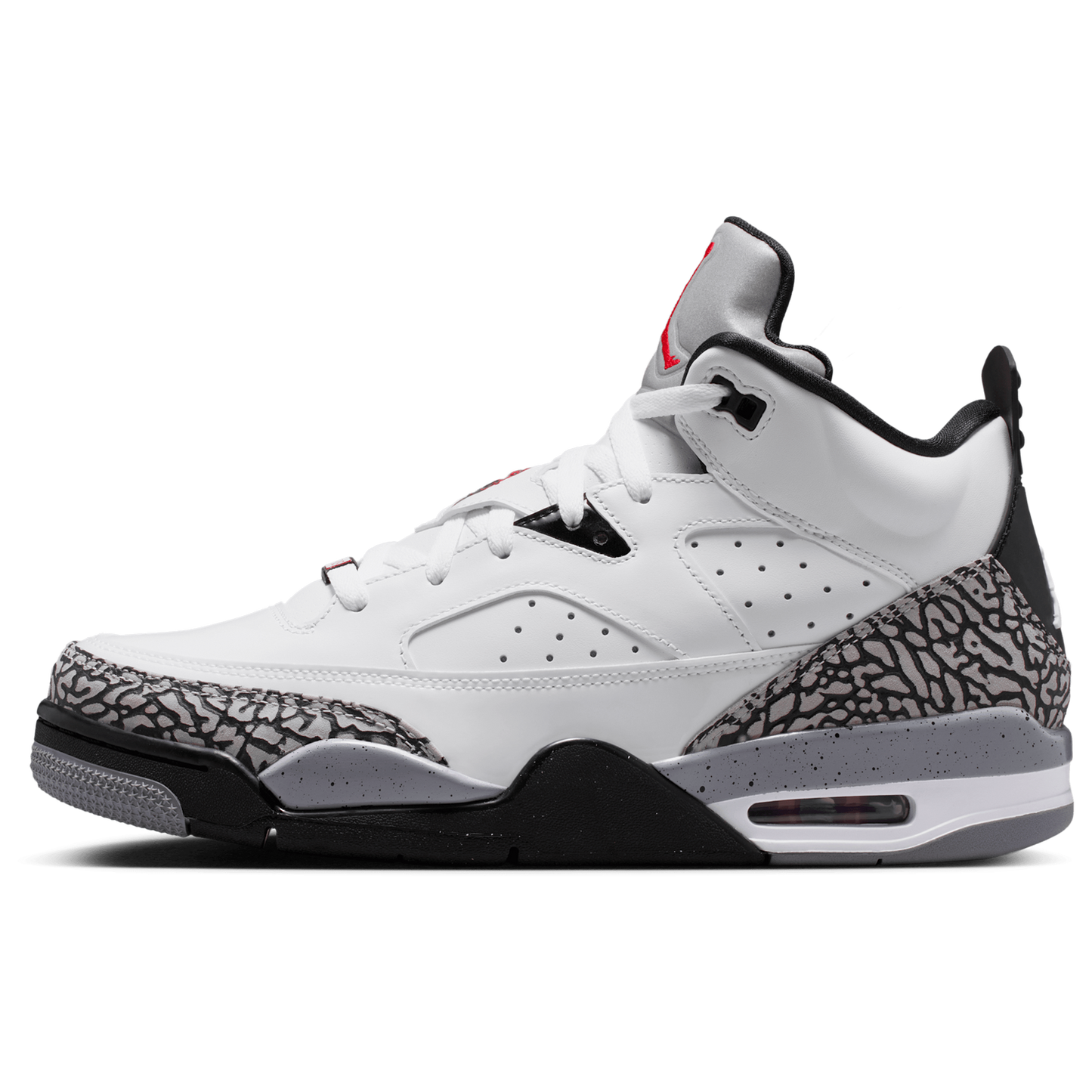 Jordan Son of Mars Low - Men's - White/Gym Red/Black