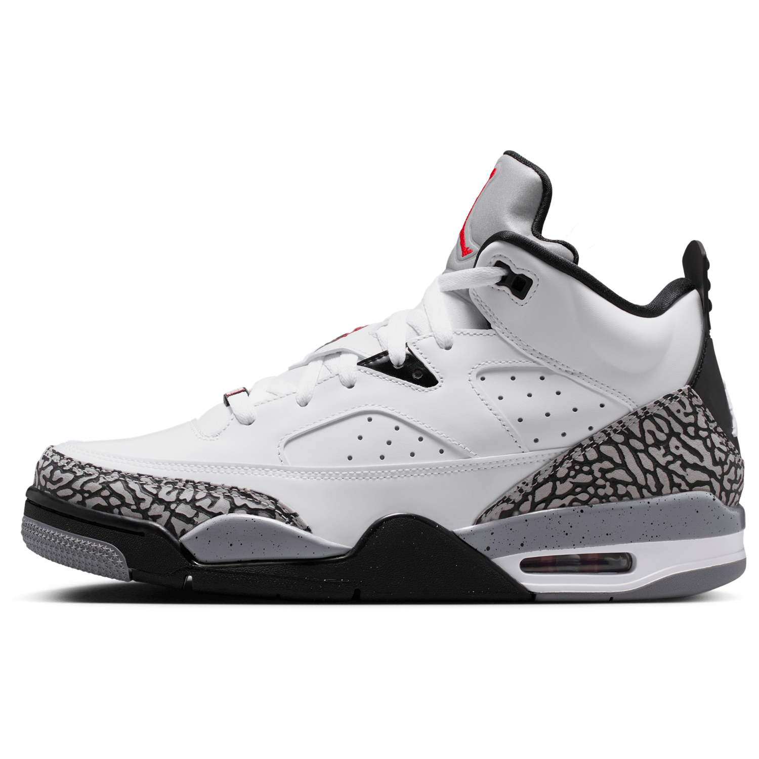 Jordan Son of Mars Low - Men's - White/Gym Red/Black