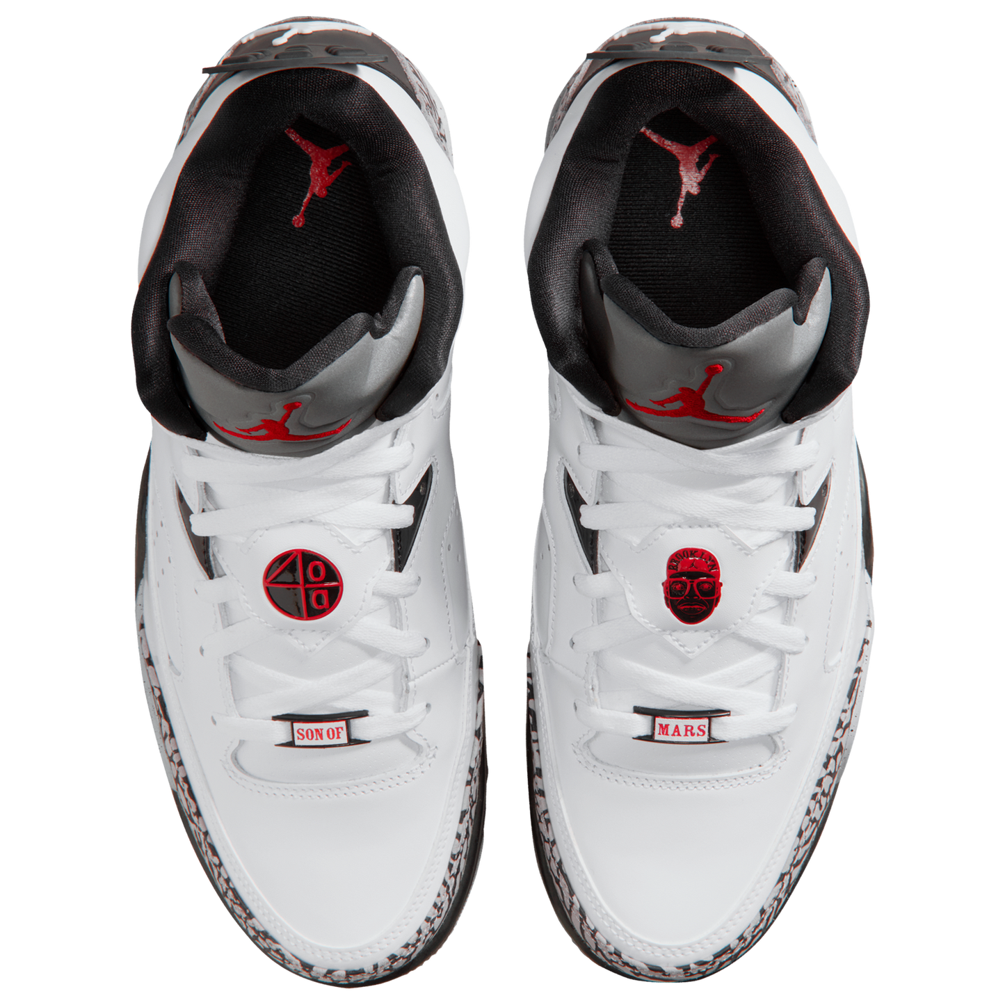 Jordan Son of Mars Low - Men's - White/Gym Red/Black