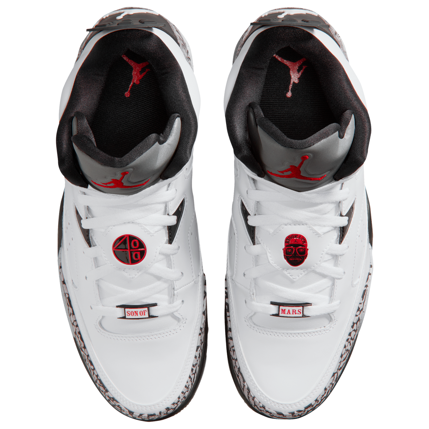 Jordan Son of Mars Low - Men's - White/Gym Red/Black