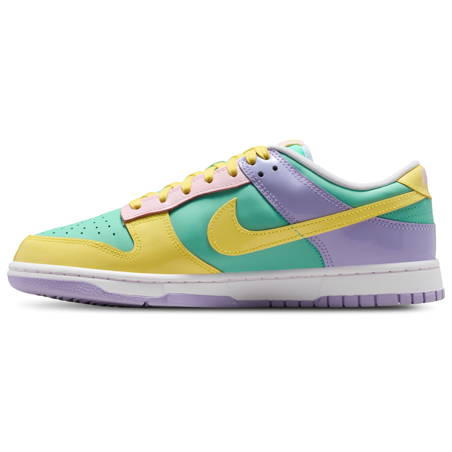 Nike Dunk Low Retro - Men's - Emerald Rise/Yellow Pulse/Hydrangeas