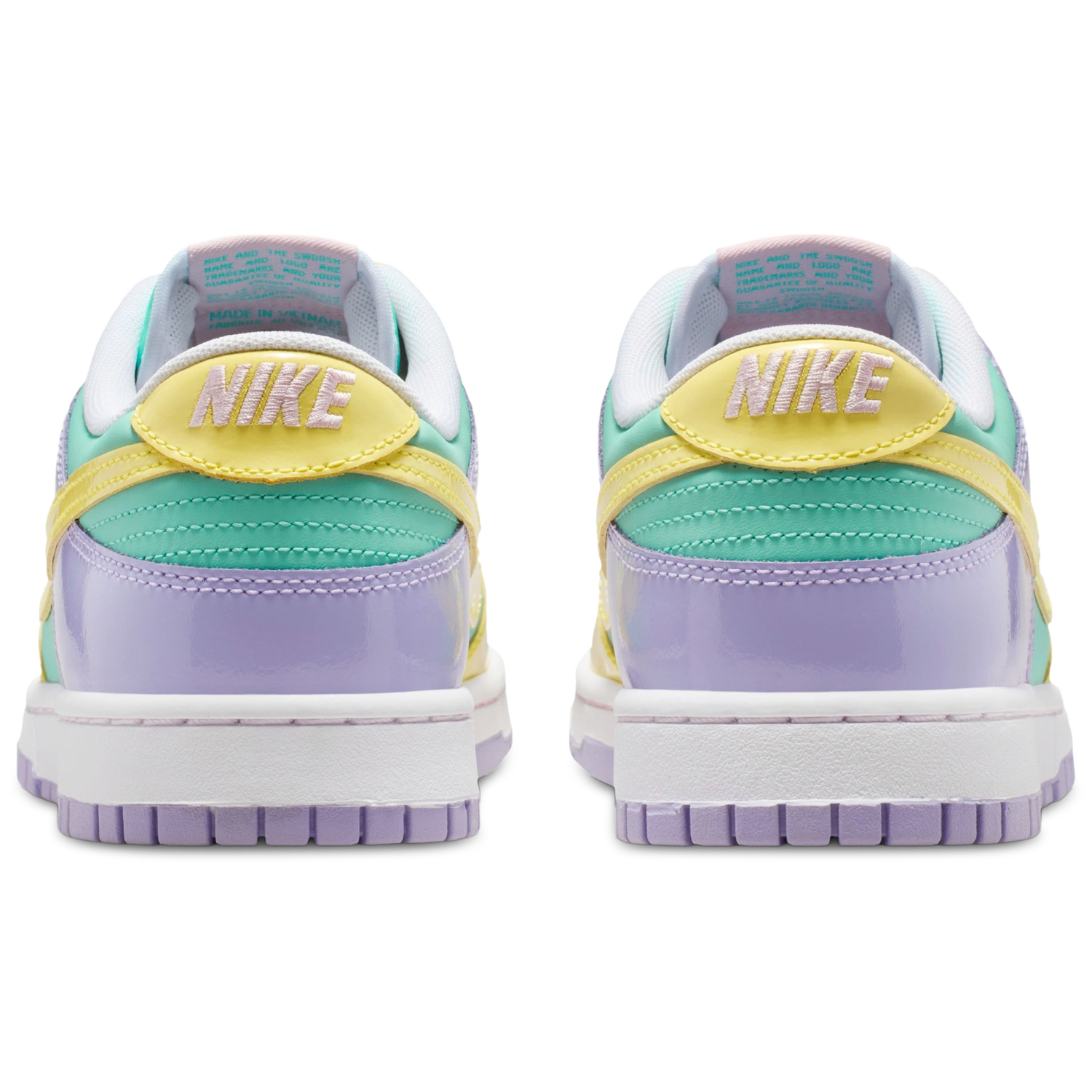 Nike Dunk Low Retro - Men's - Emerald Rise/Yellow Pulse/Hydrangeas