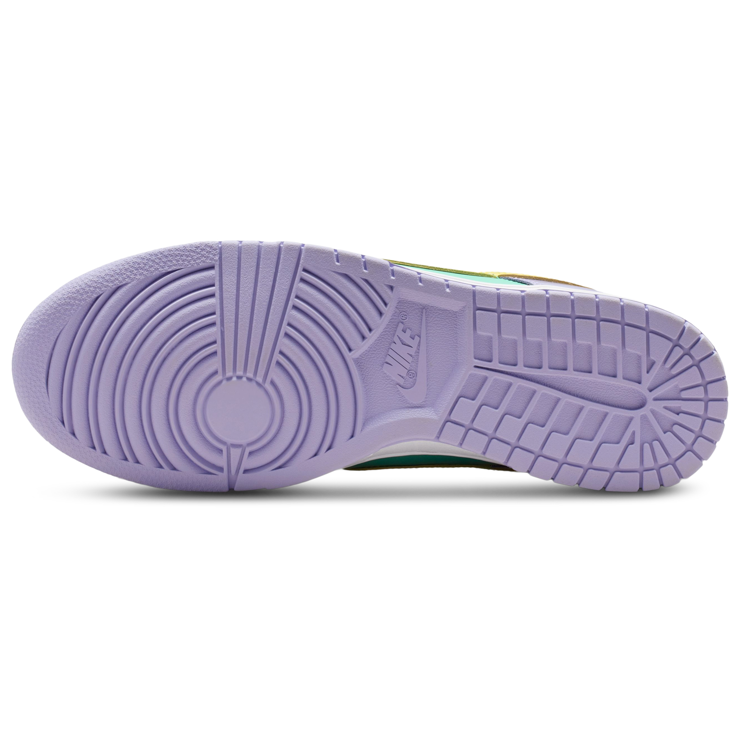 Nike Dunk Low Retro - Men's - Emerald Rise/Yellow Pulse/Hydrangeas