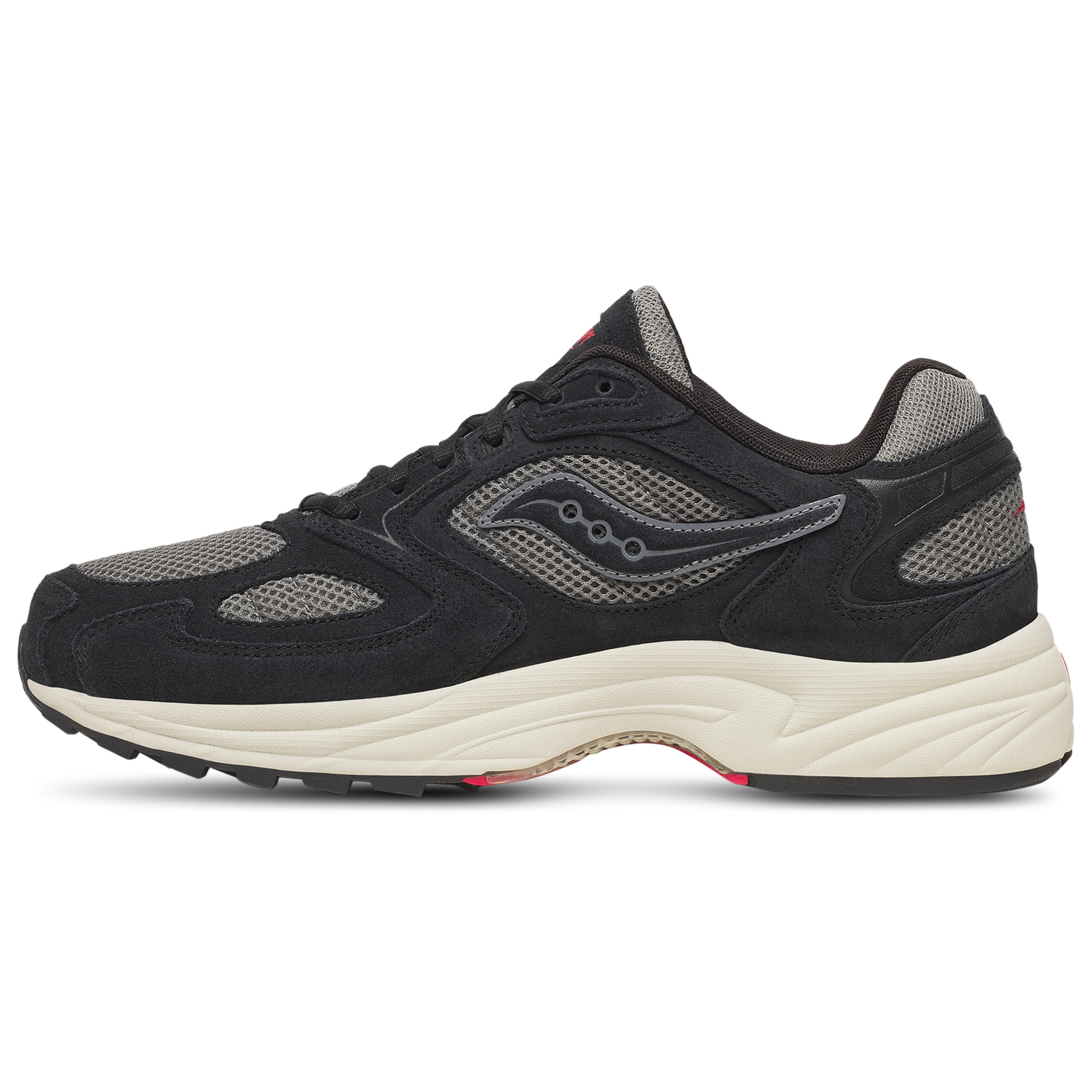 Saucony Grid Jazz 9 - Men's - Black/Grey/Red