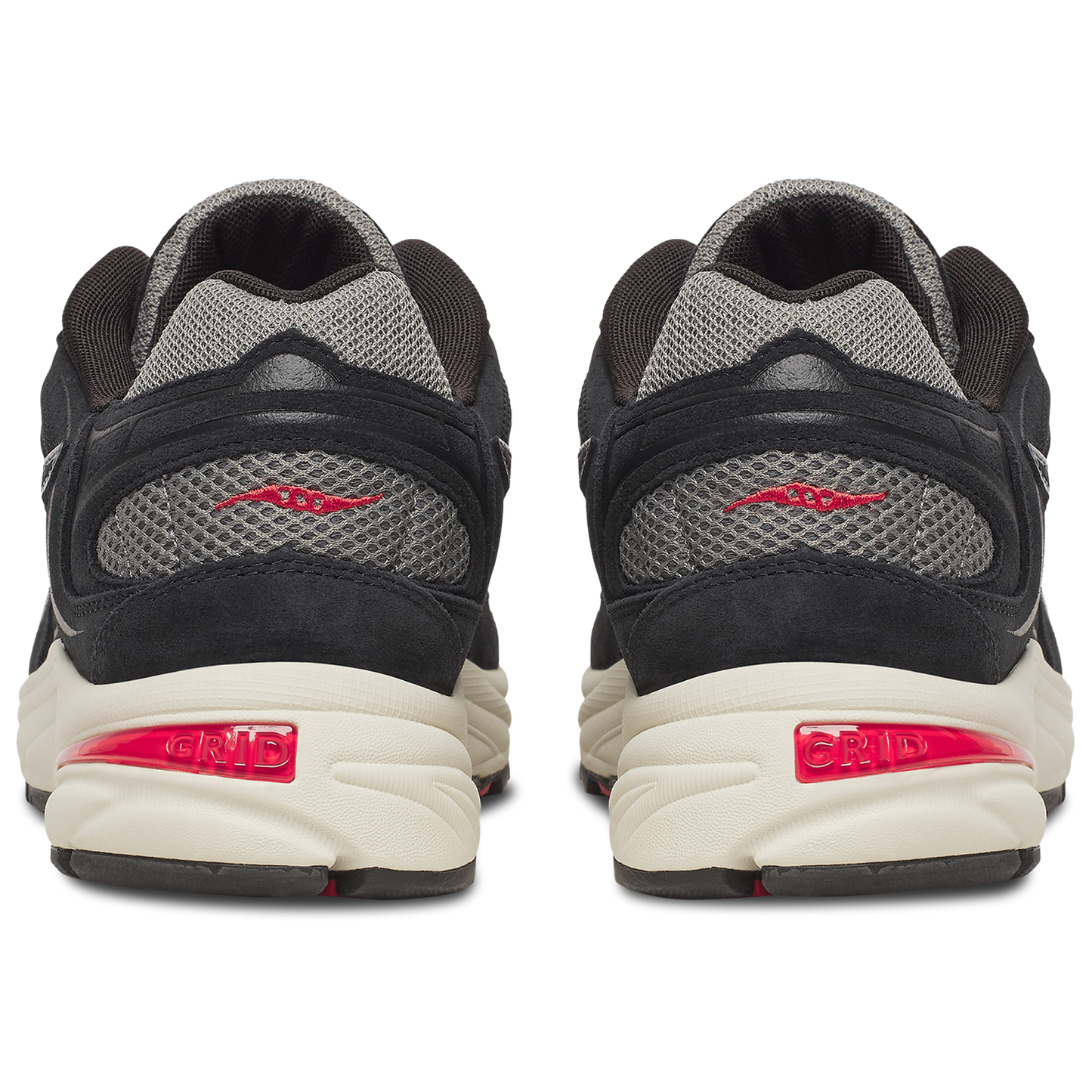 Saucony Grid Jazz 9 - Men's - Black/Grey/Red